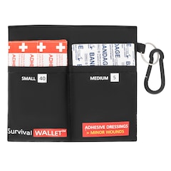 Survival Wallet First Aid Kit with equipment