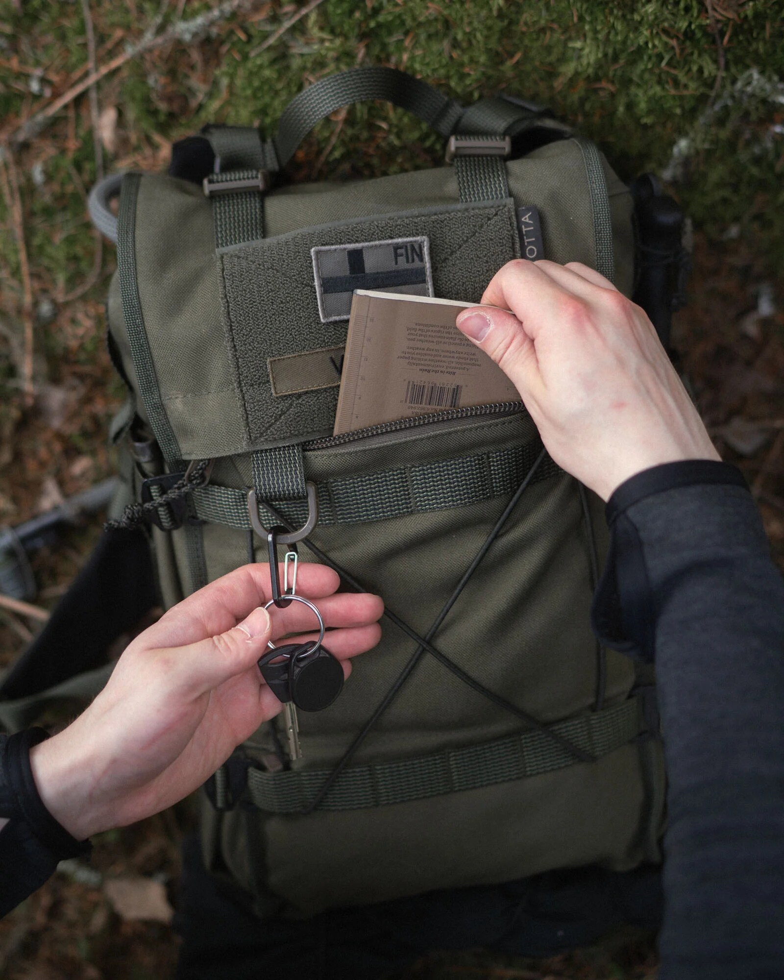 Savotta Kahakka Backpack 15 l - Green