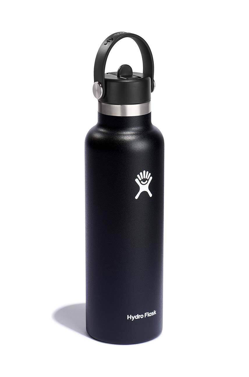 Hydro Flask Standard Flex Straw Cap Thermal Bottle 621 ml - Black