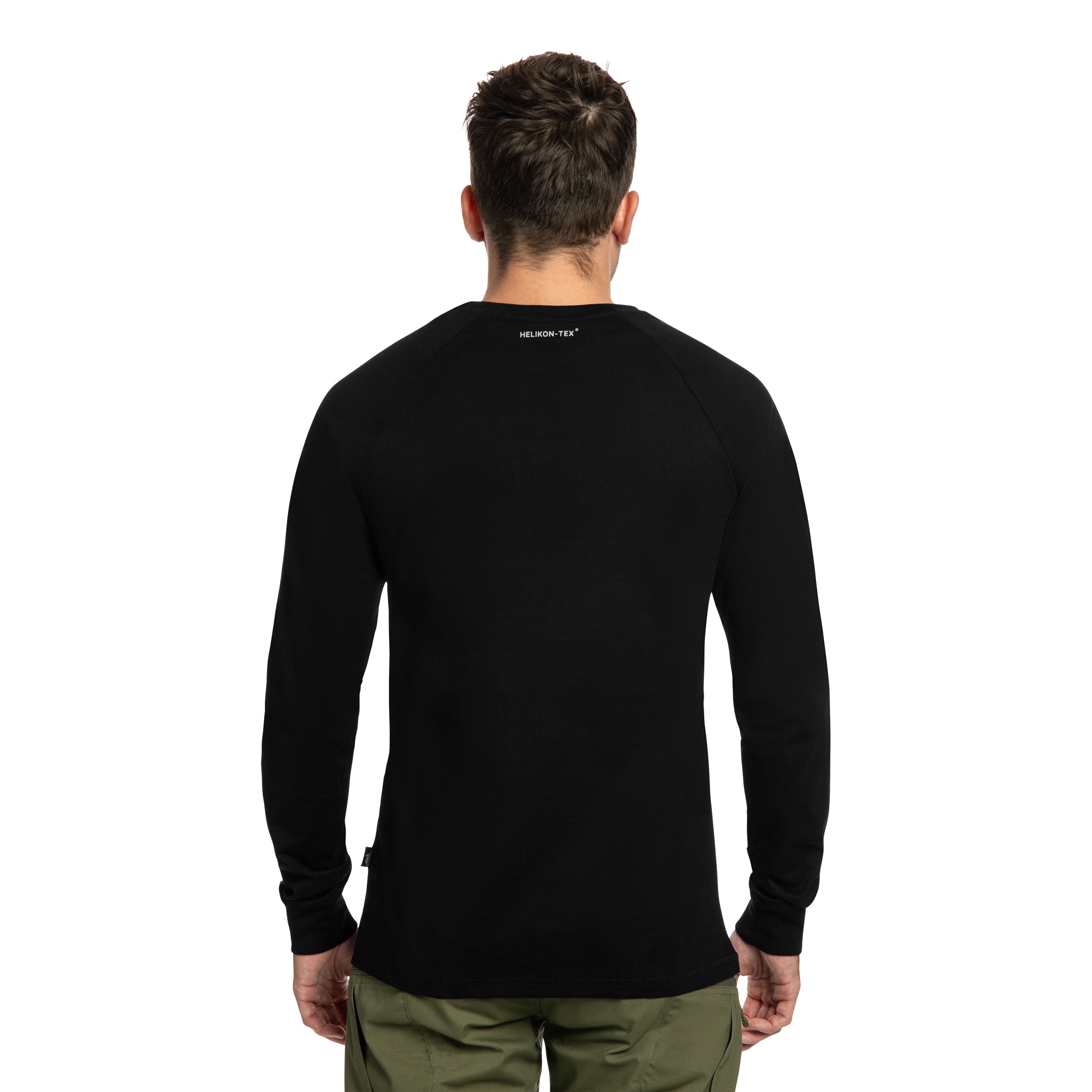 Helikon Long Sleeve Logo - Black
