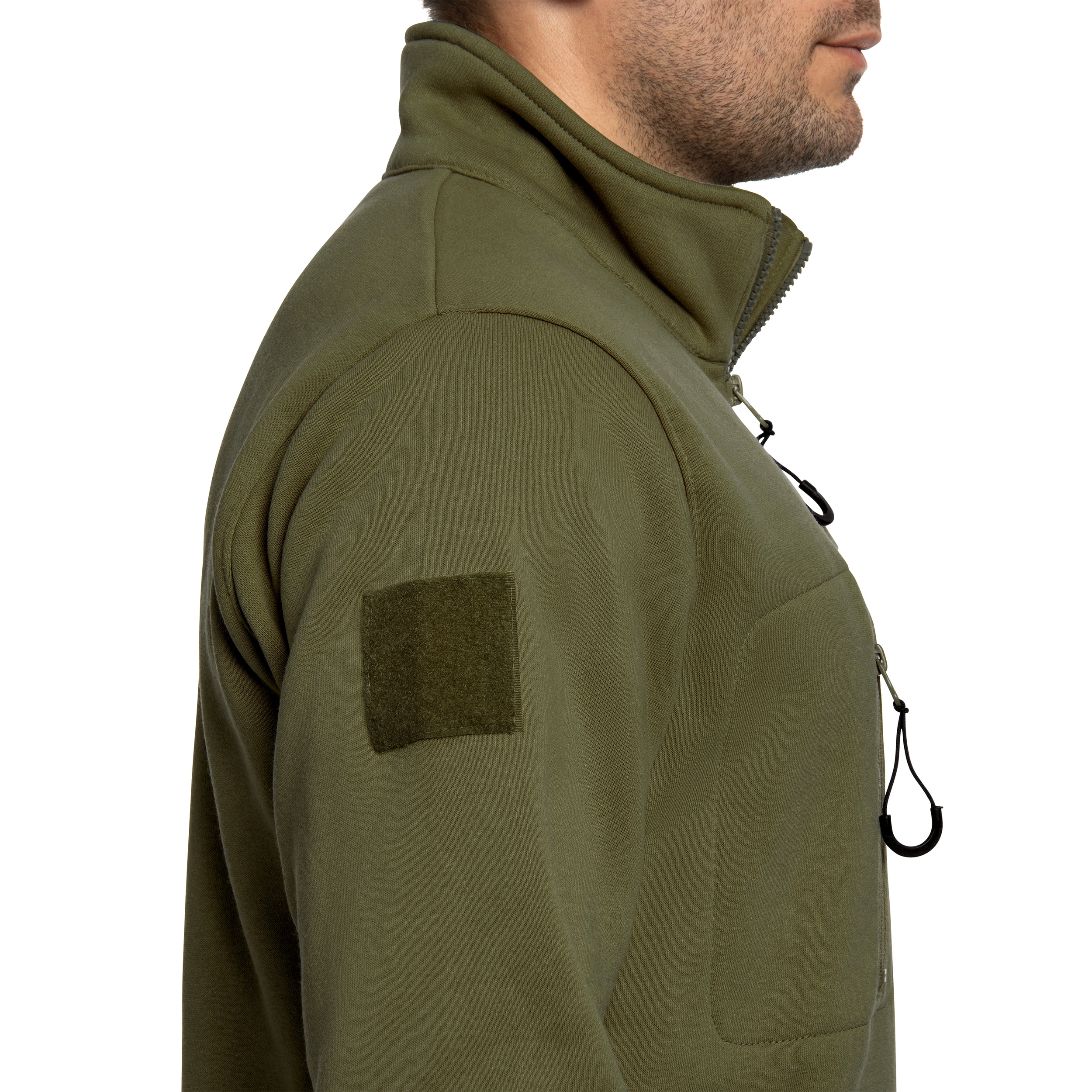 Brandit Tactical Sweat Troyer Sweatshirt - Olive