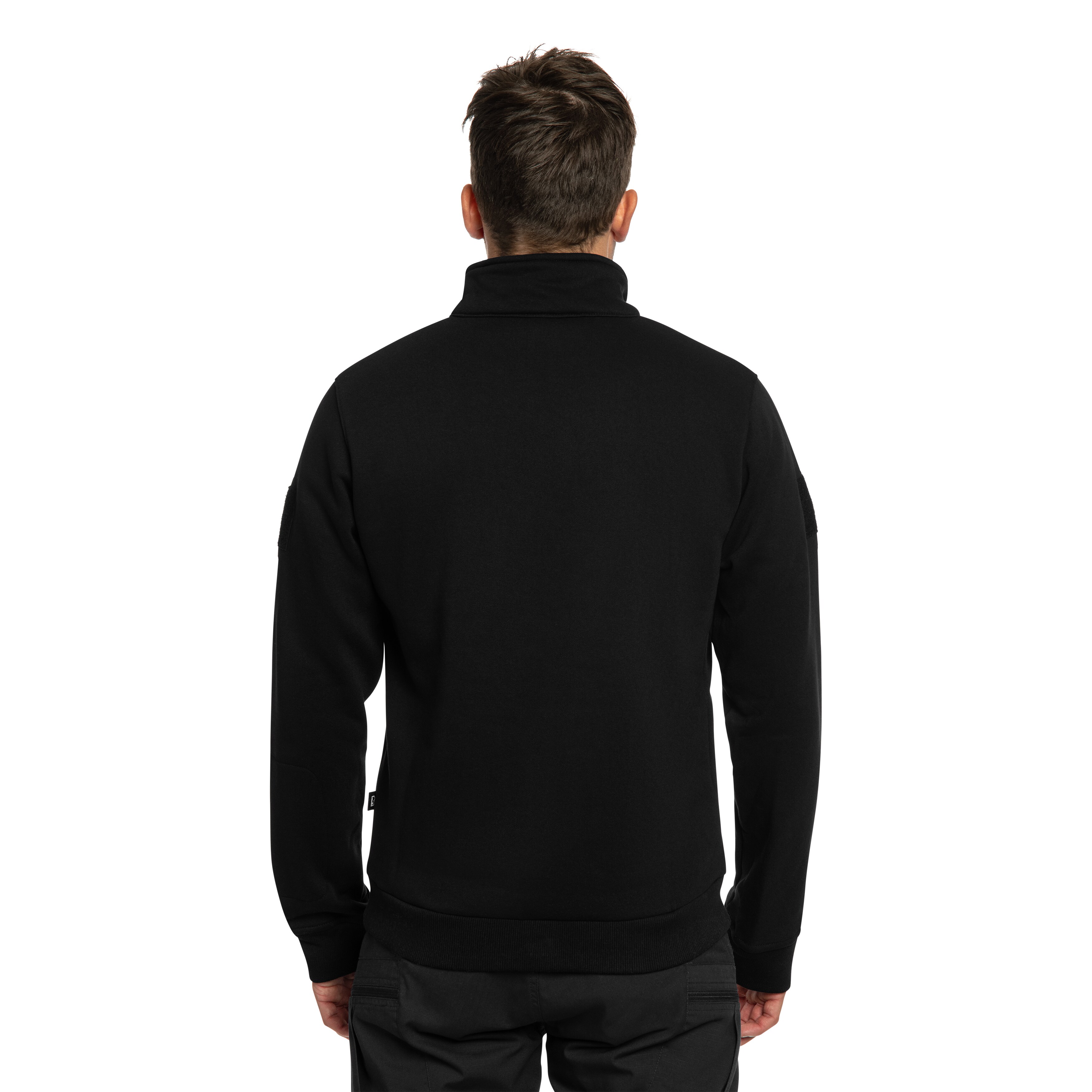 Brandit Tactical Sweat Troyer Sweatshirt - Black