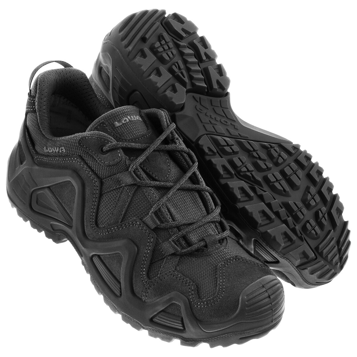 Zephyr GTX Low TF Black Shoes + Care Set Lowa for footwear cleaning - set