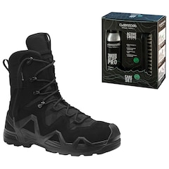 Zephyr WK GTX High Boots Black + Lowa Care Set for footwear care - set