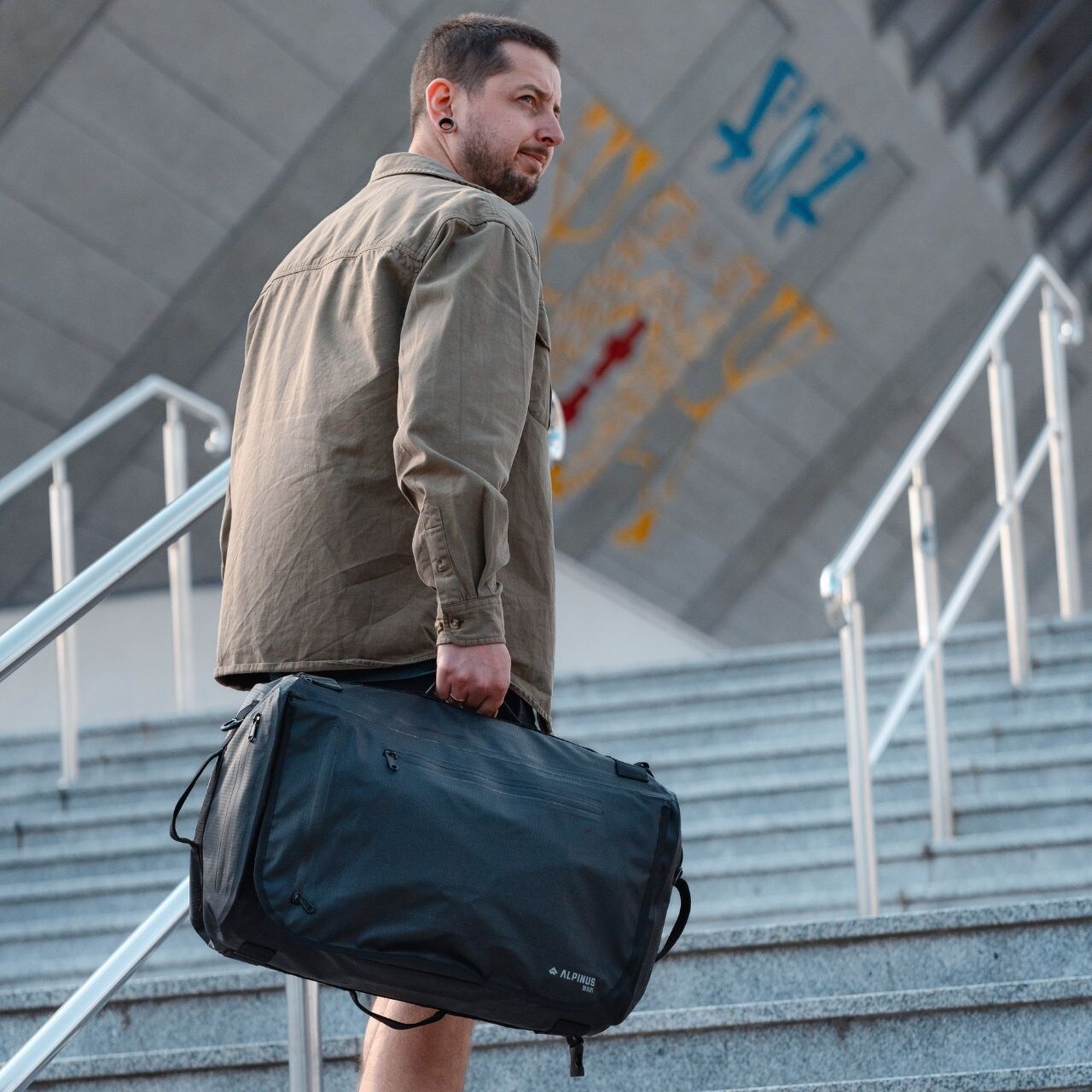 Alpinus Maui Waterproof Bag 30 l - Black