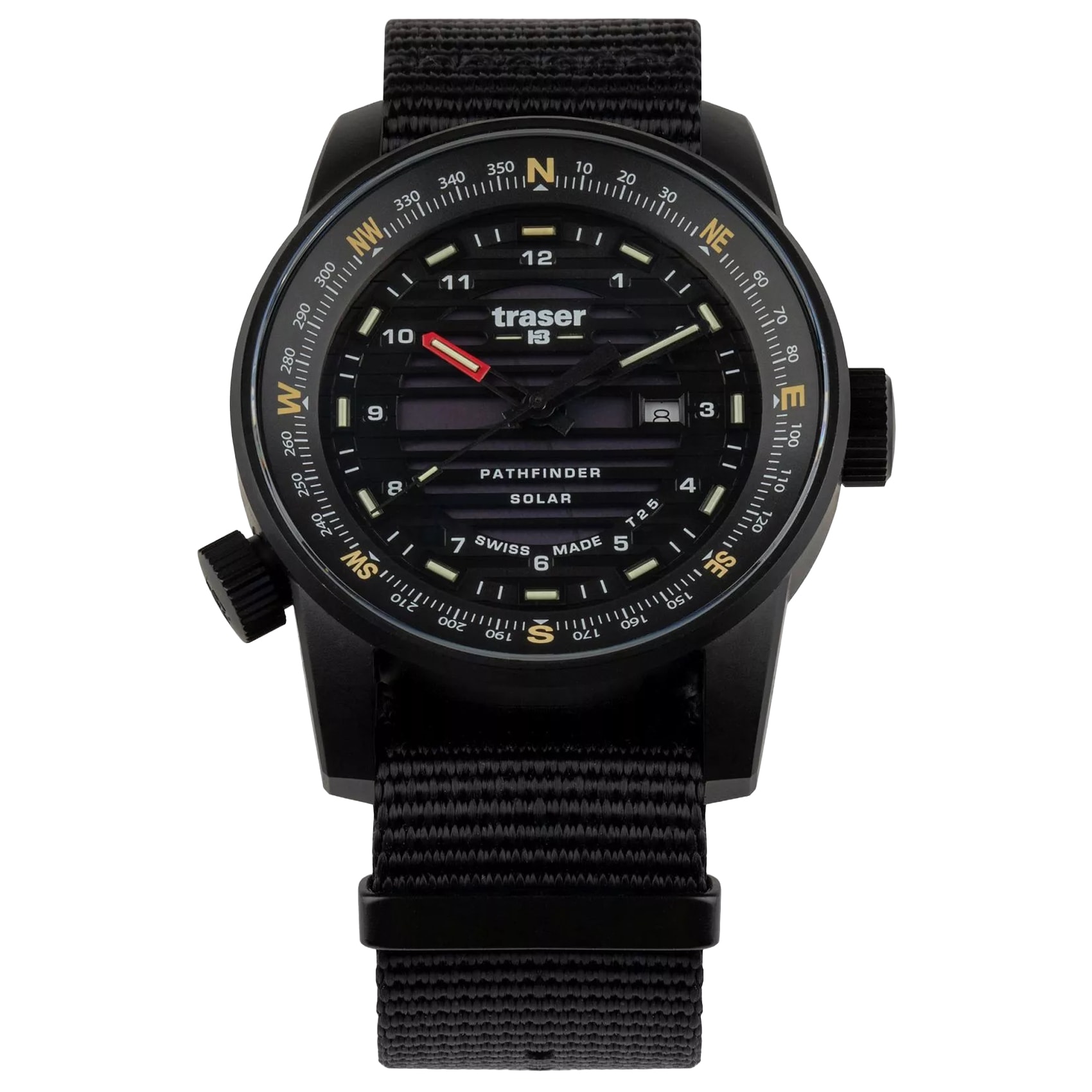 Traser P68 Pathfinder Solar TS Watch - Black