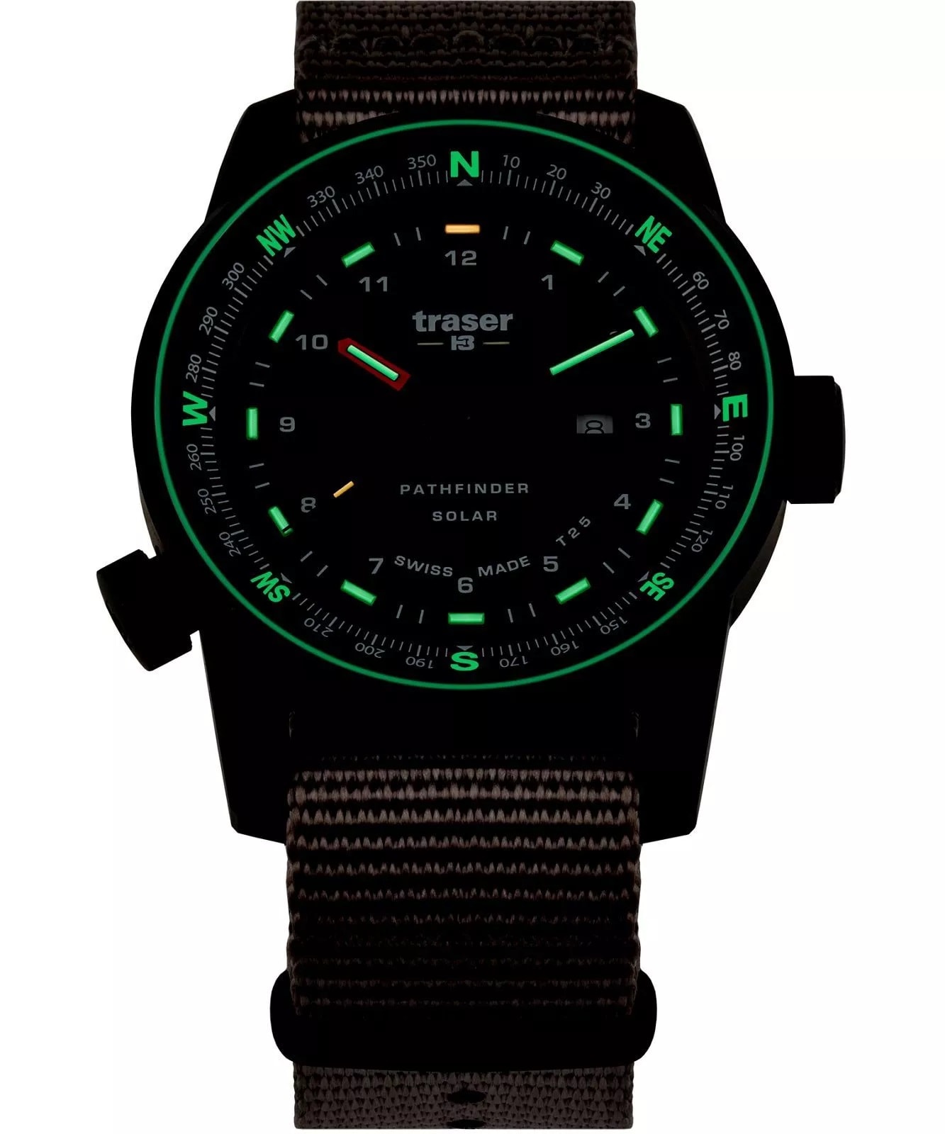 Traser P68 Pathfinder Solar TS Watch - Brown