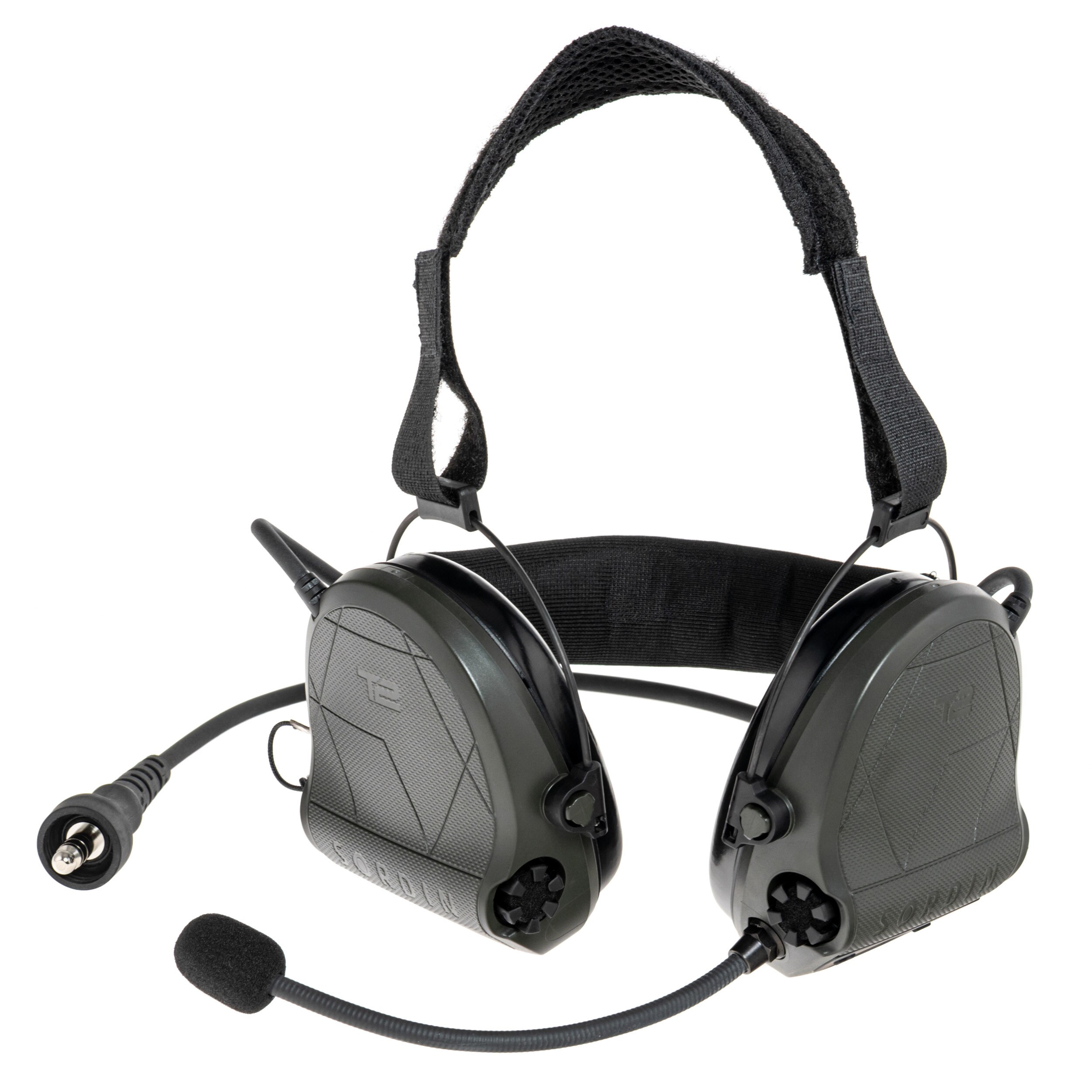 Sordin Supreme T2 CC Neckband Active Hearing Protectors - Green