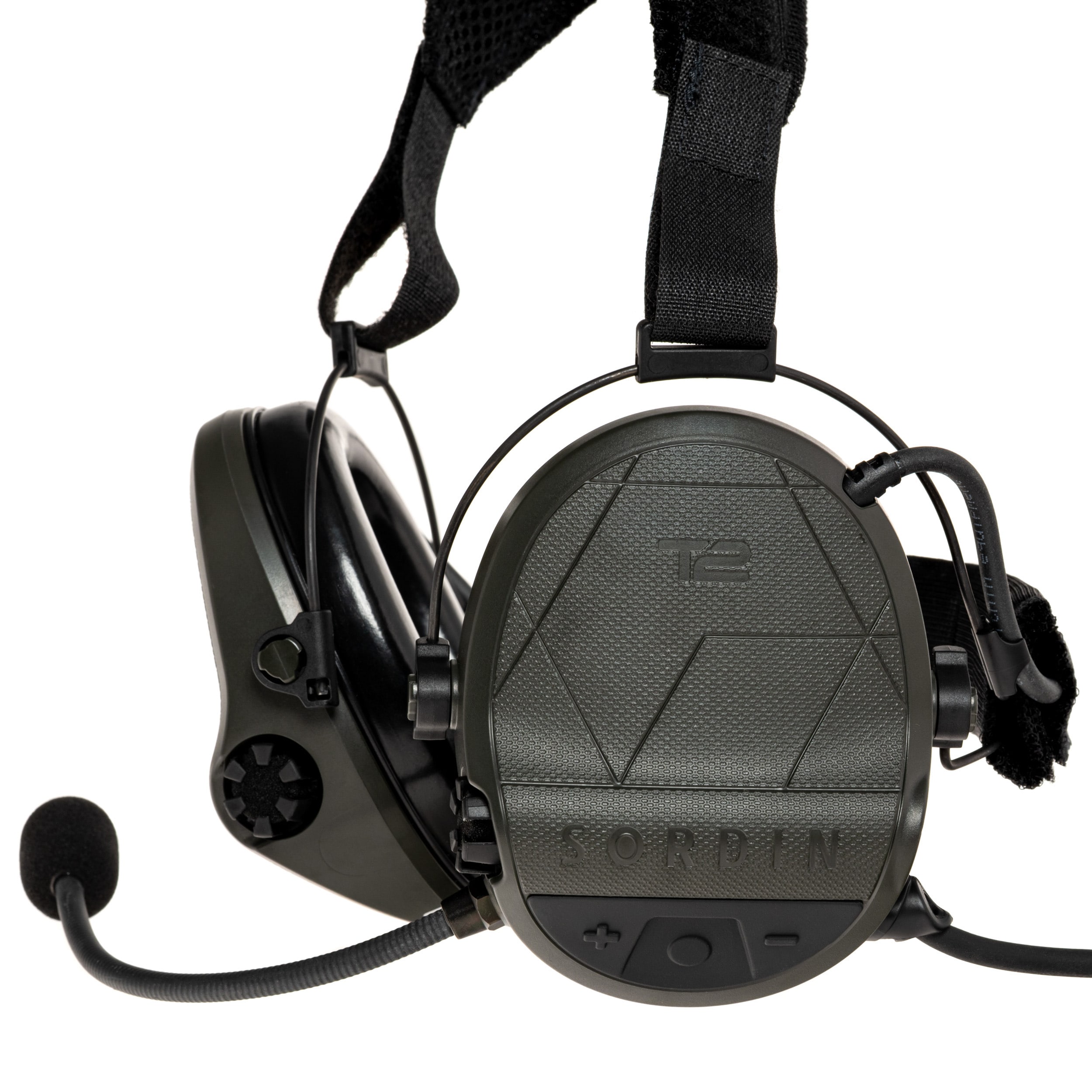 Sordin Supreme T2 CC Neckband Active Hearing Protectors - Green