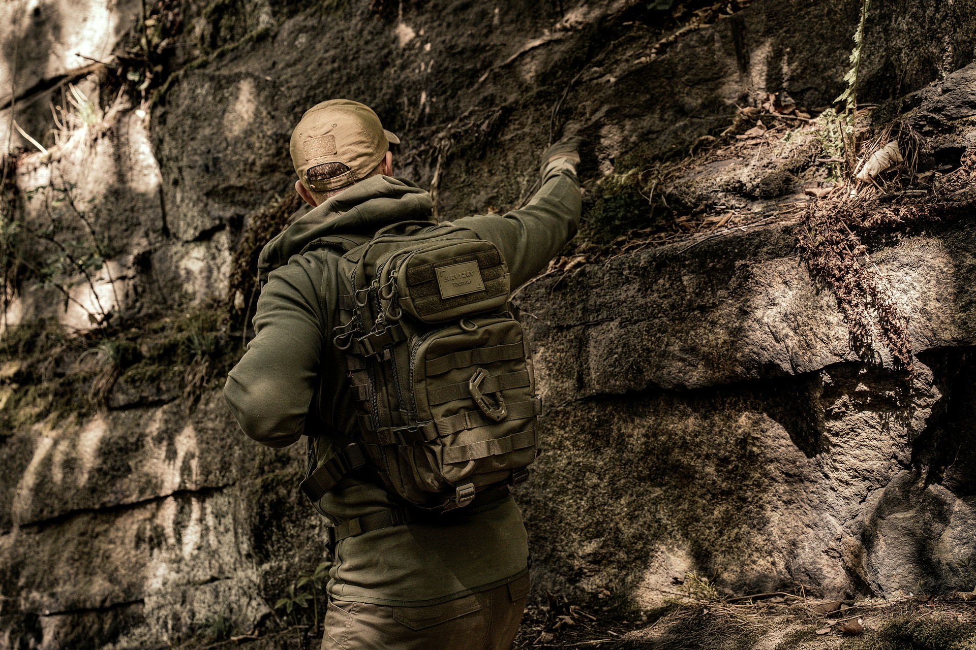 Brytzky Tactical Polygon Small Backpack 20 l - Olive