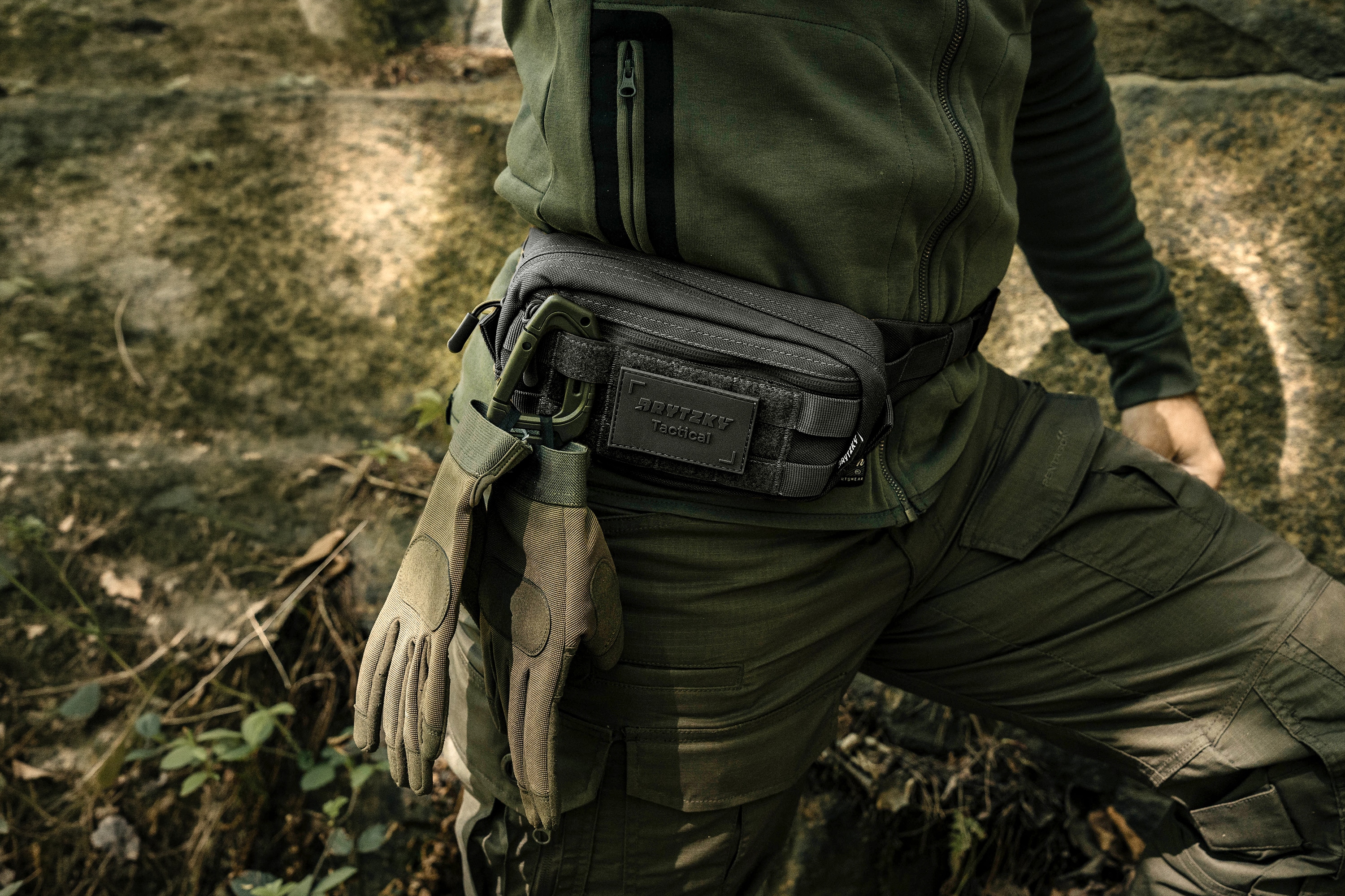 Brytzky Tactical PackMate Waist Bag - Black