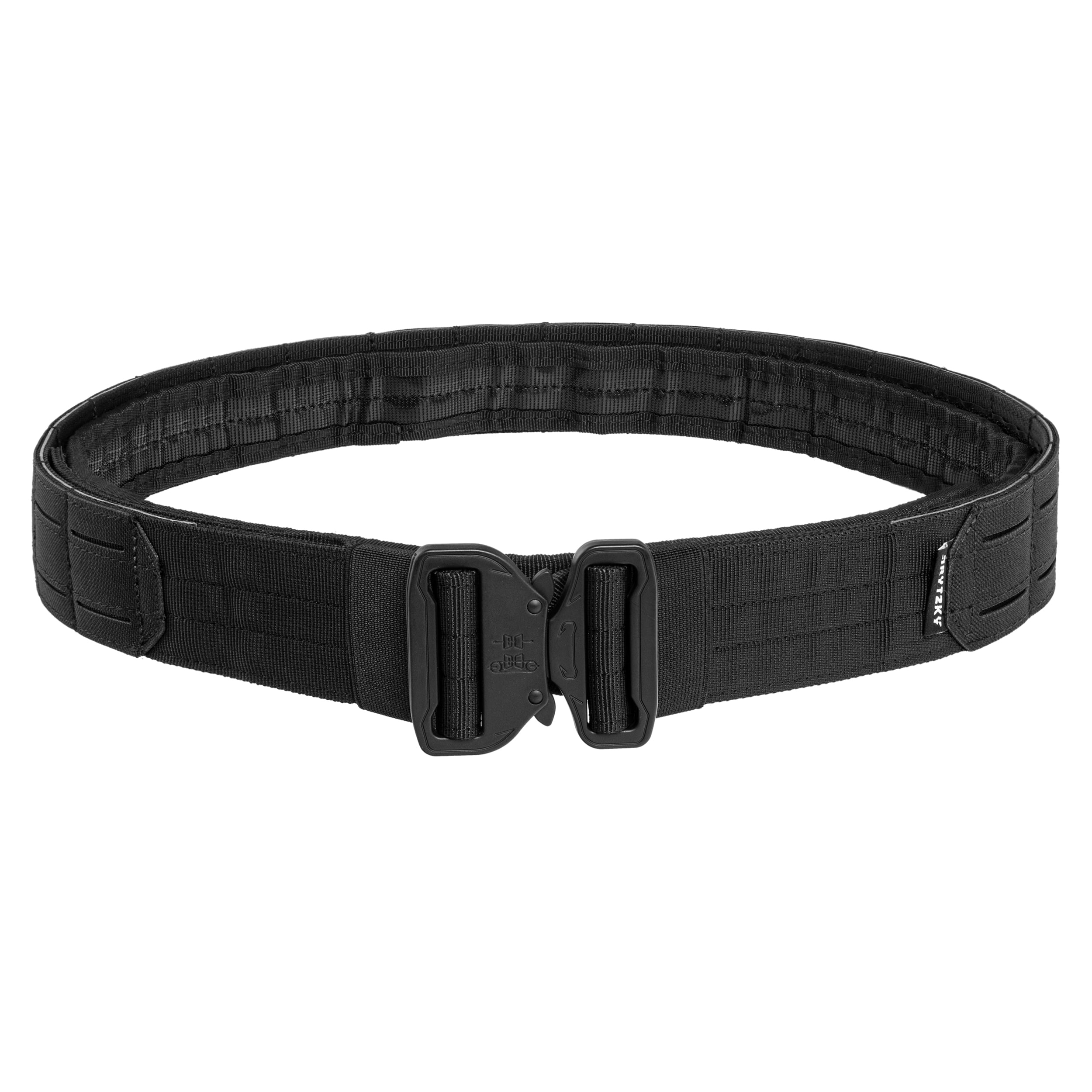 Brytzky Tactical MOLLE Laser Cut Belt with inner belt - Black