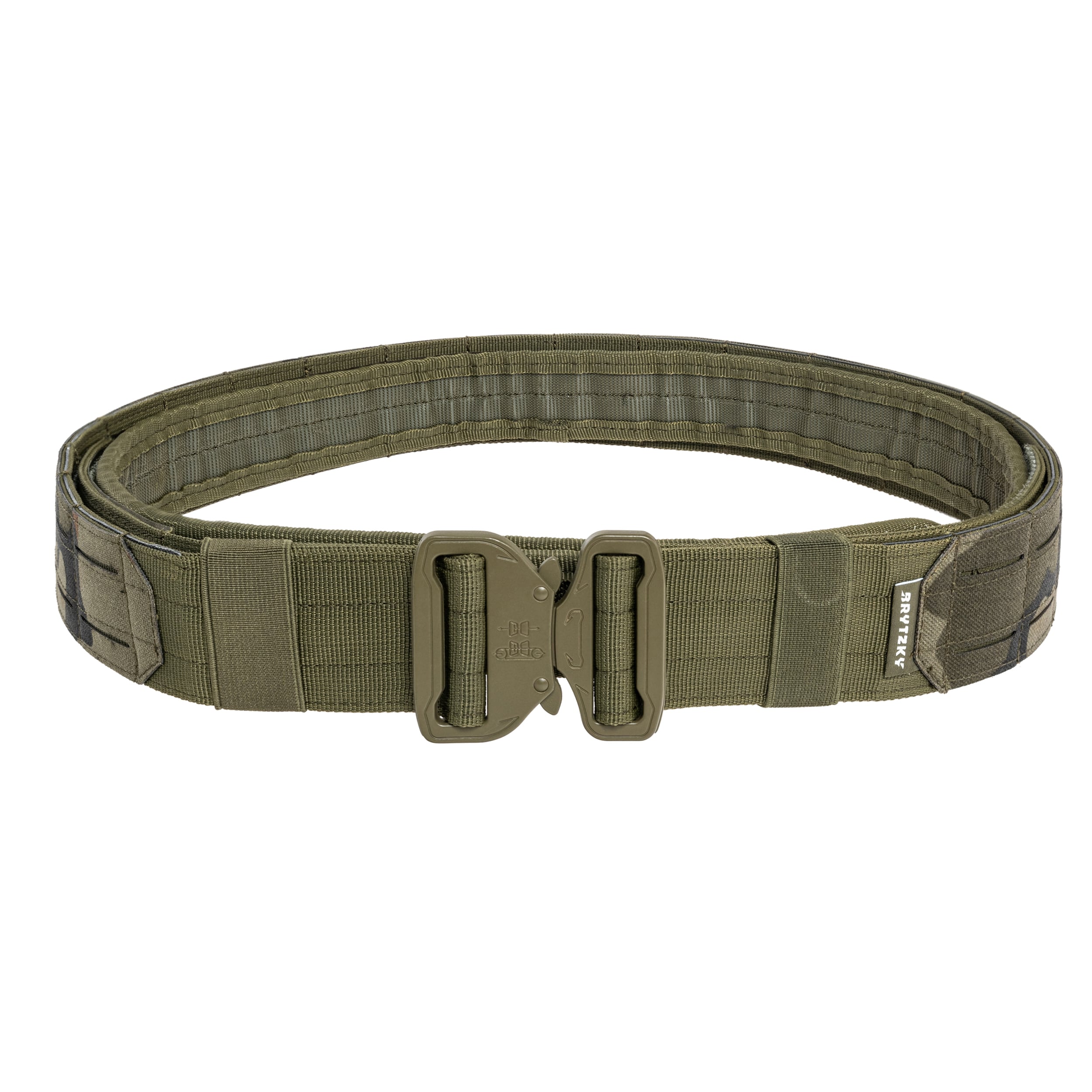 Brytzky Tactical MOLLE Laser Cut Belt with inner belt - wz.93 Pantera PL Woodland