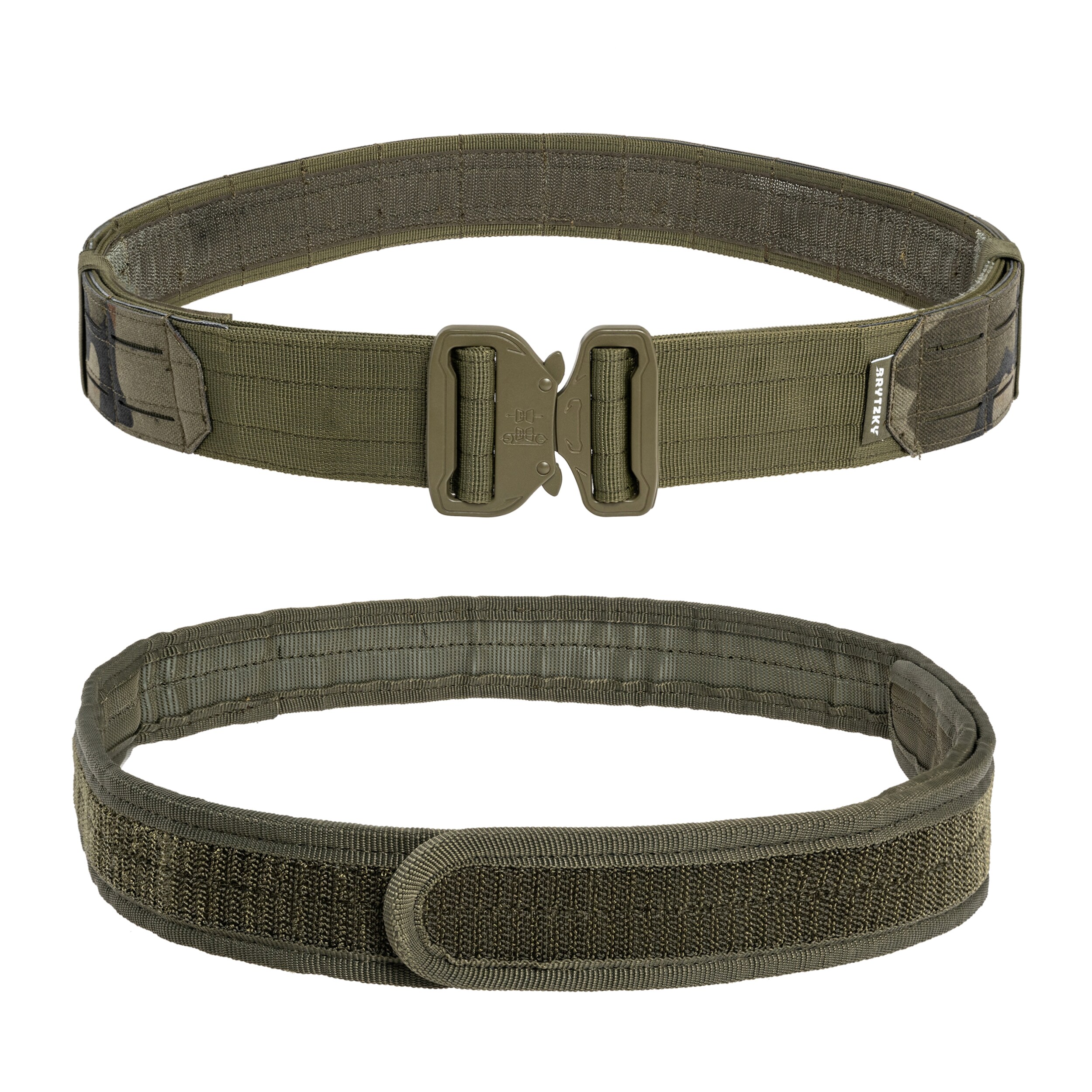 Brytzky Tactical MOLLE Laser Cut Belt with inner belt - wz.93 Pantera PL Woodland