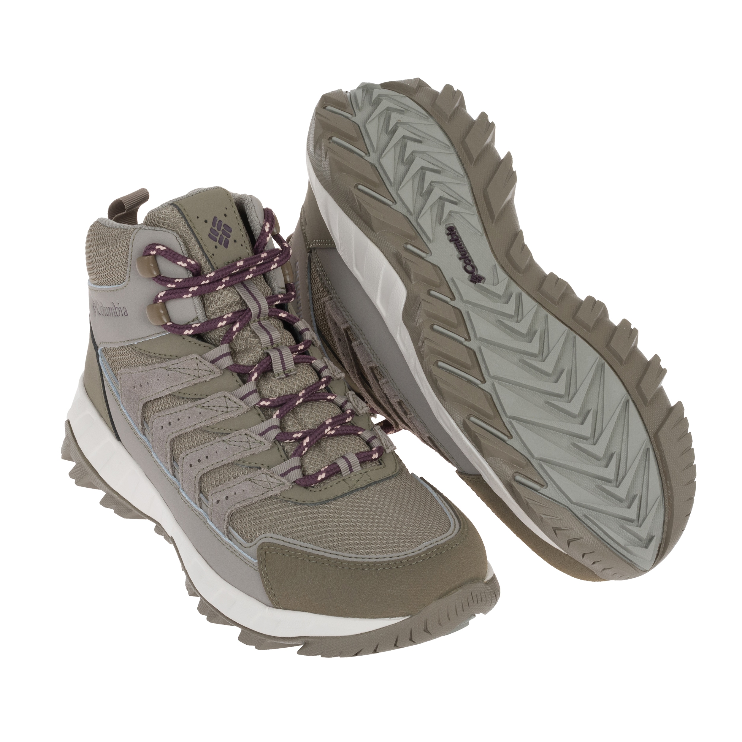Columbia Strata Trail Mid Waterproof Women's Boots - Kettle/Blush Rose