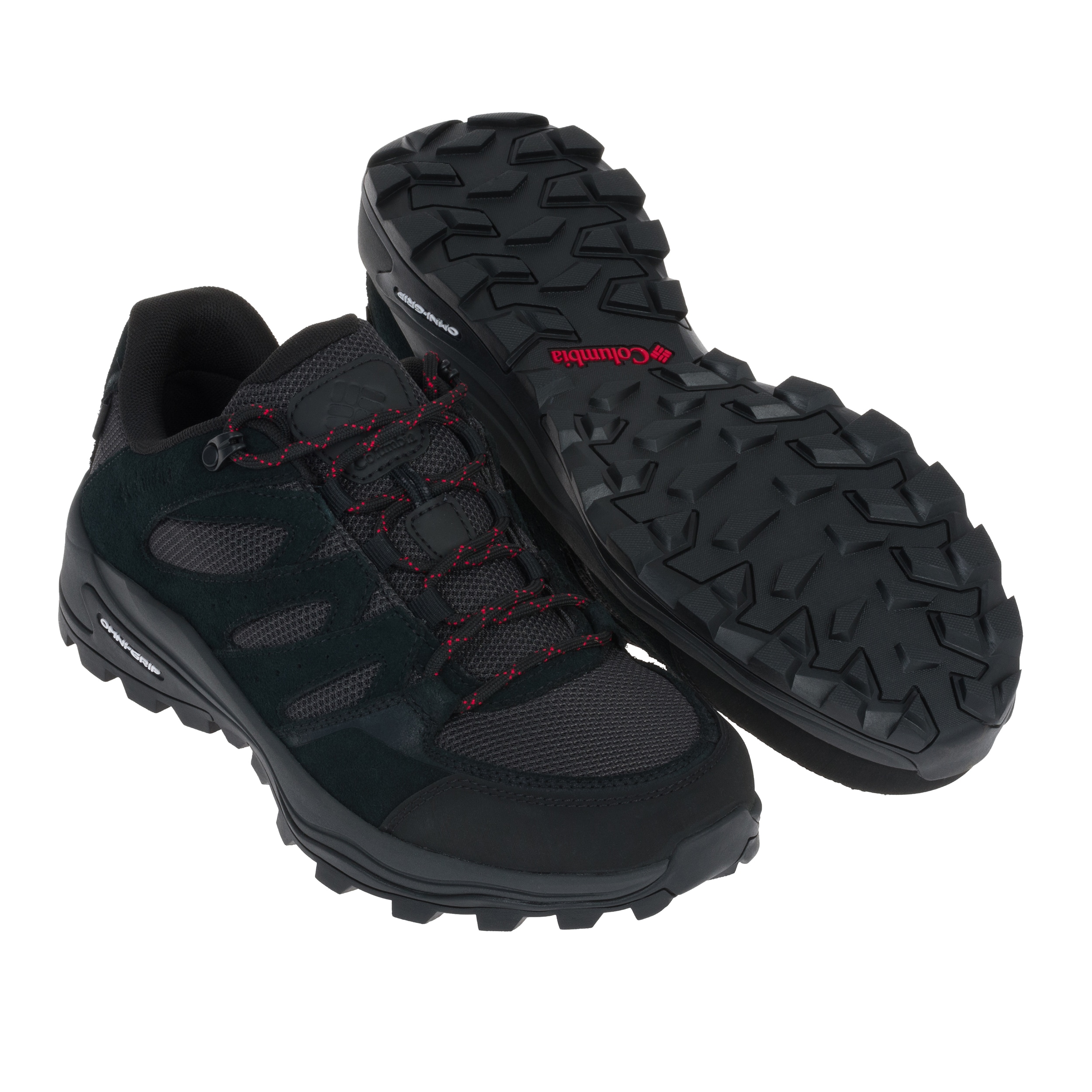 Columbia Redmond IV Waterproof Shoes - Black/Mountain Red