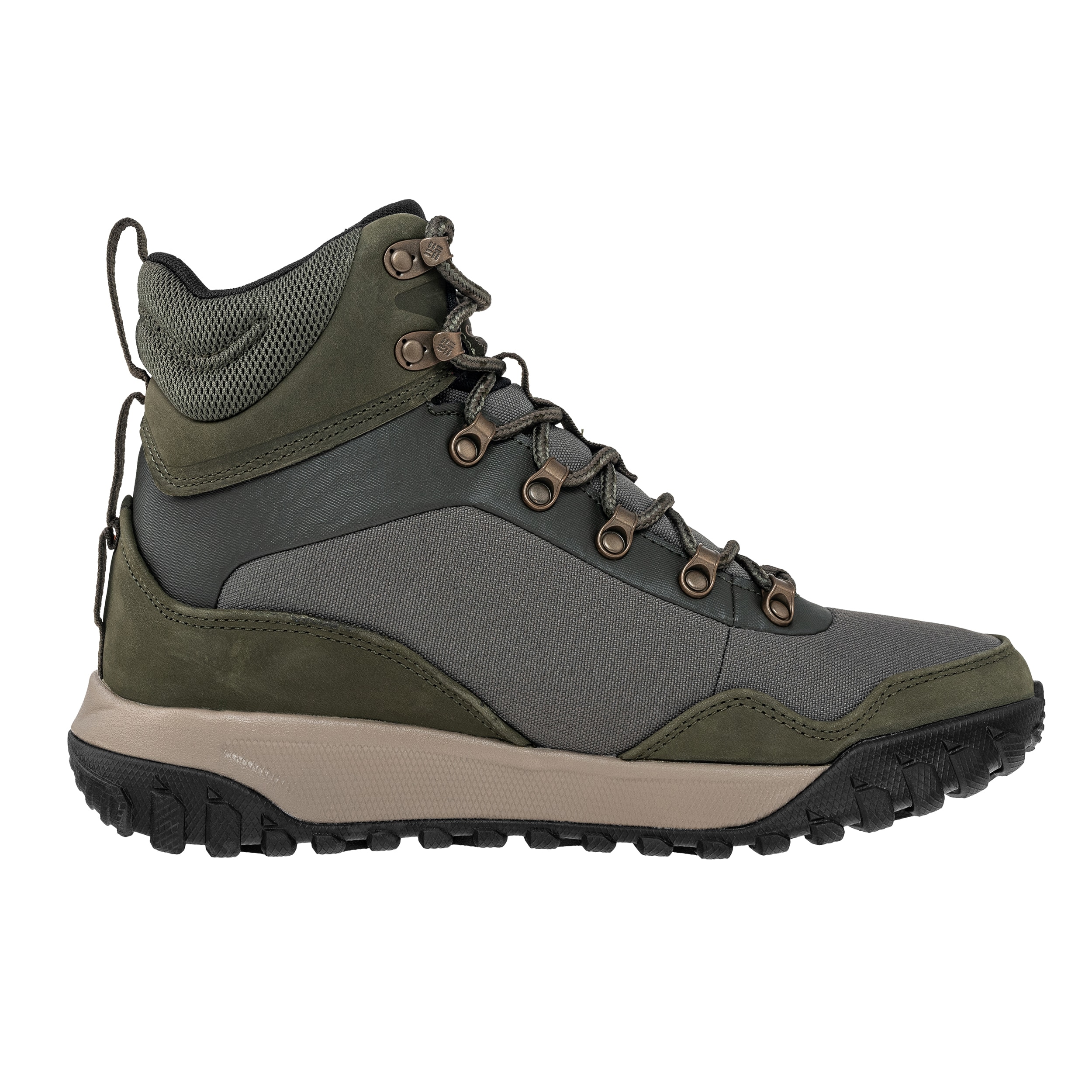 Columbia Burnsider Omni Heat Infinity Boots - Deep Olive/Tangy Orange