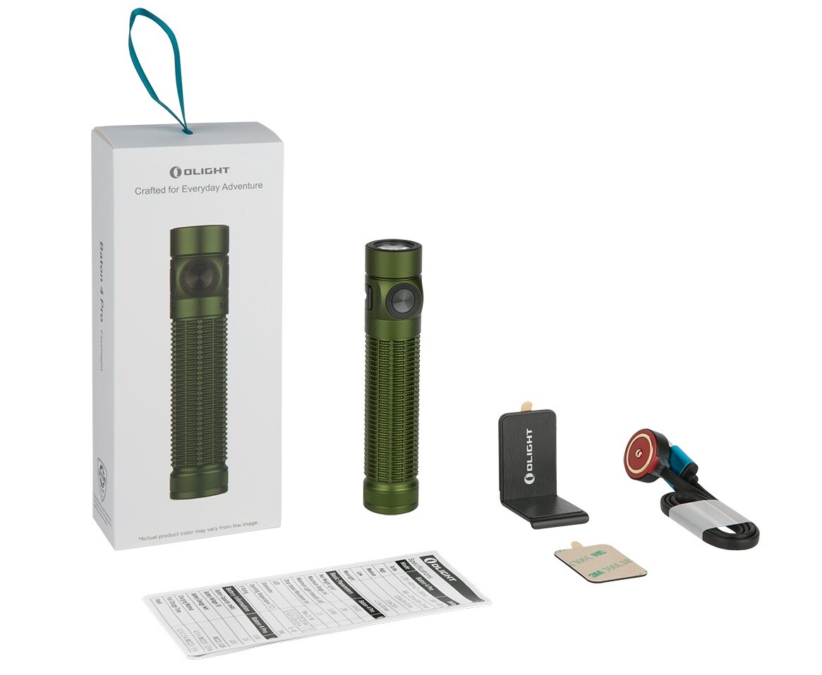 Olight Baton 4 Pro Flashlight OD Green - 1600 lumens