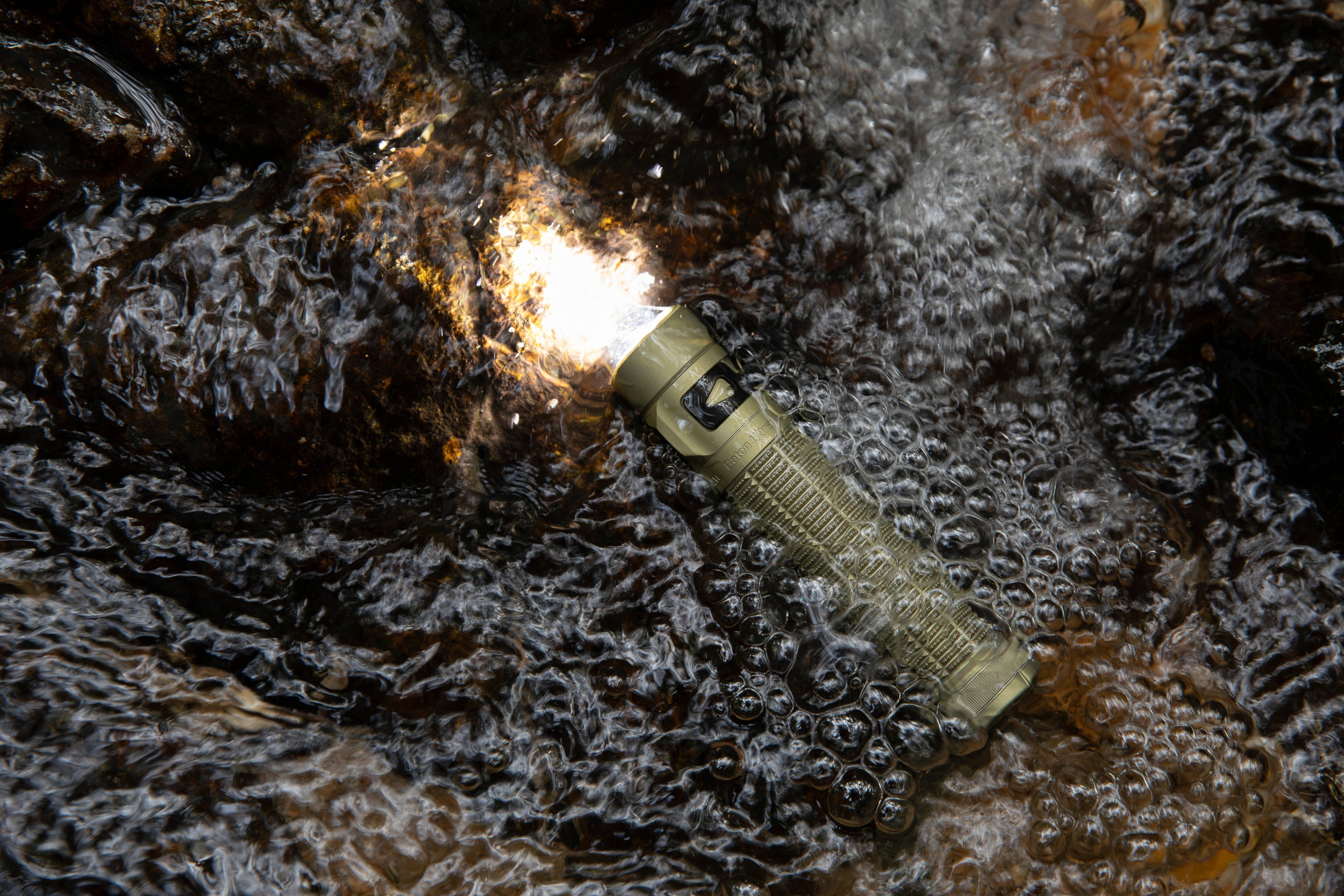 Olight Baton Ultra Flashlight Olive Green - 1800 lumens
