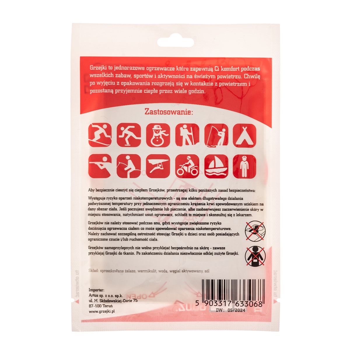 Grzejki Body Chemical Warmers - 2 pcs