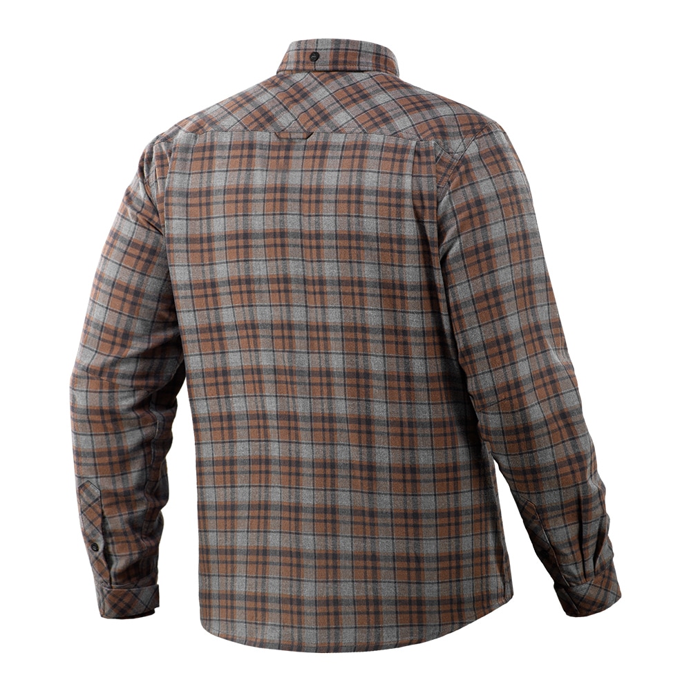 M-Tac Lumberjack Merino Cold Weather Shirt - Grey/Brown