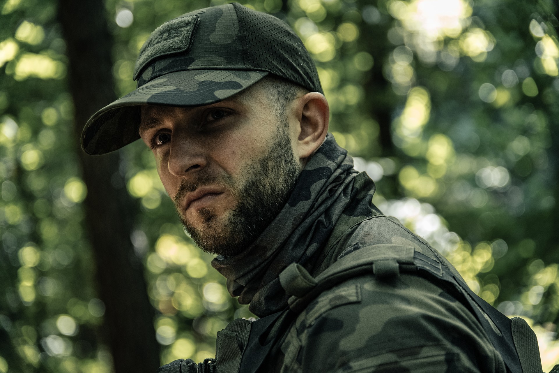 Mil-Tec Net Baseball Cap - wz.93 Pantera PL Woodland