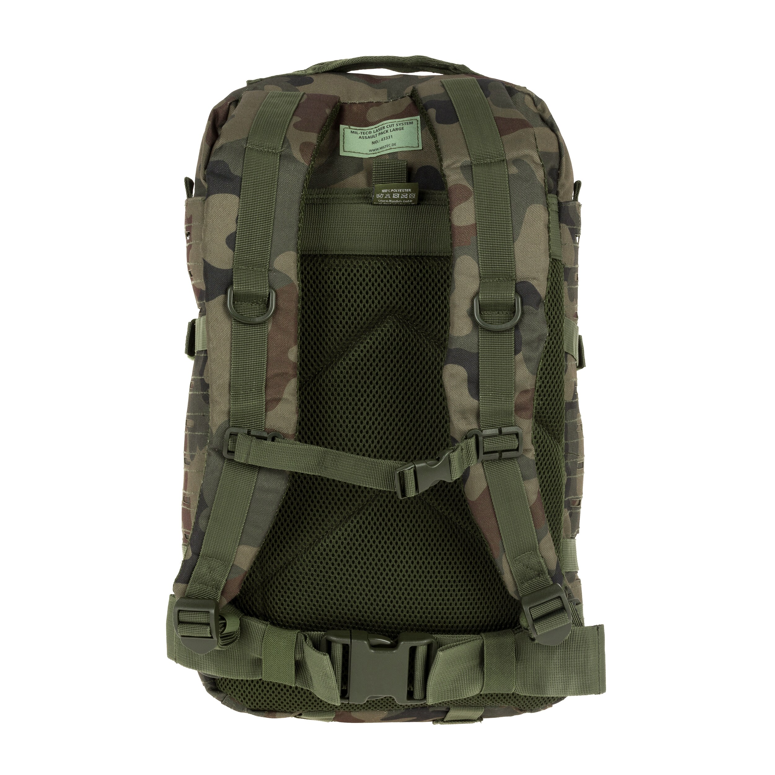 Mil-Tec Assault Pack Laser Cut Large Backpack 36 l - wz.93 Pantera PL Woodland