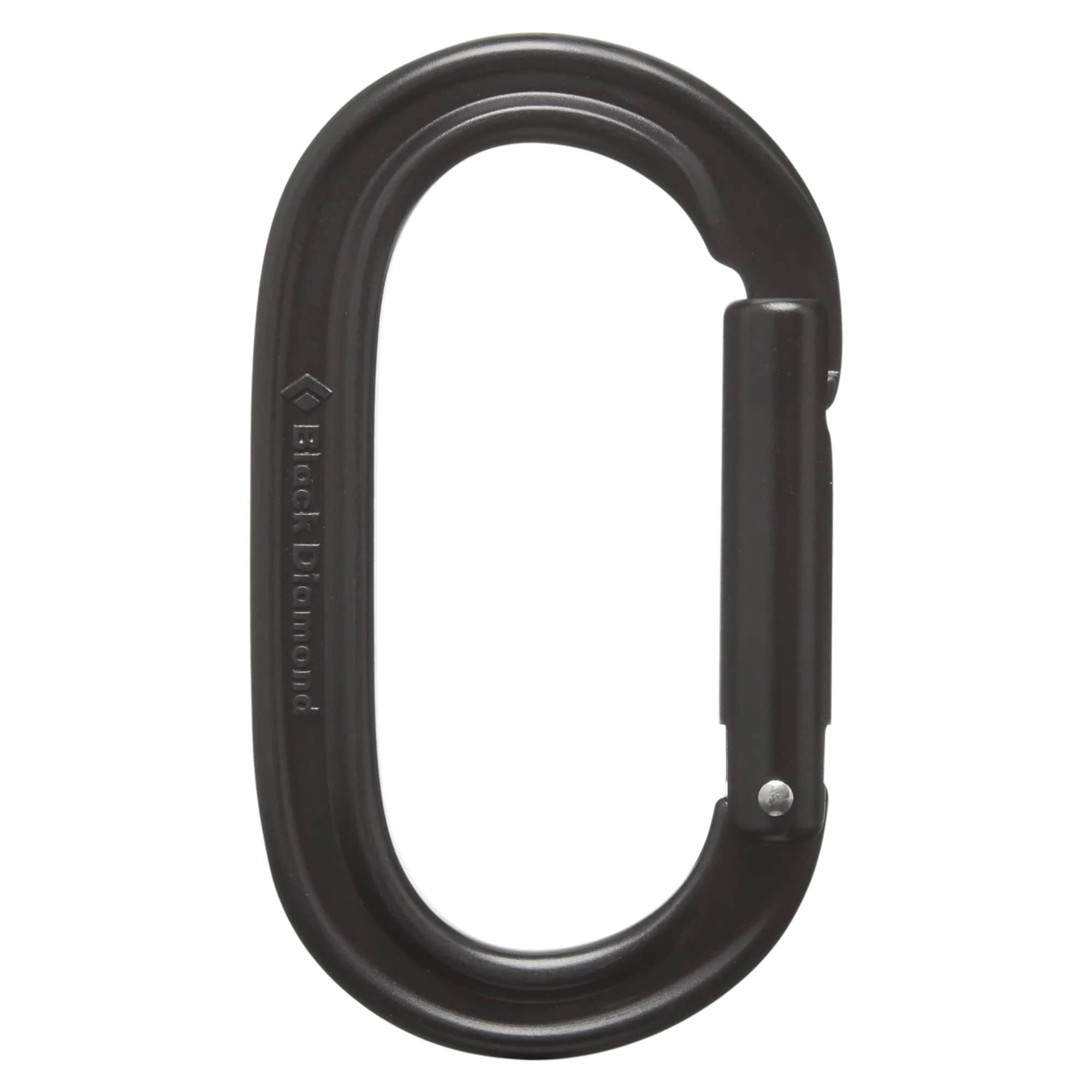 Black Diamond Oval Keylock Carabiner - Black