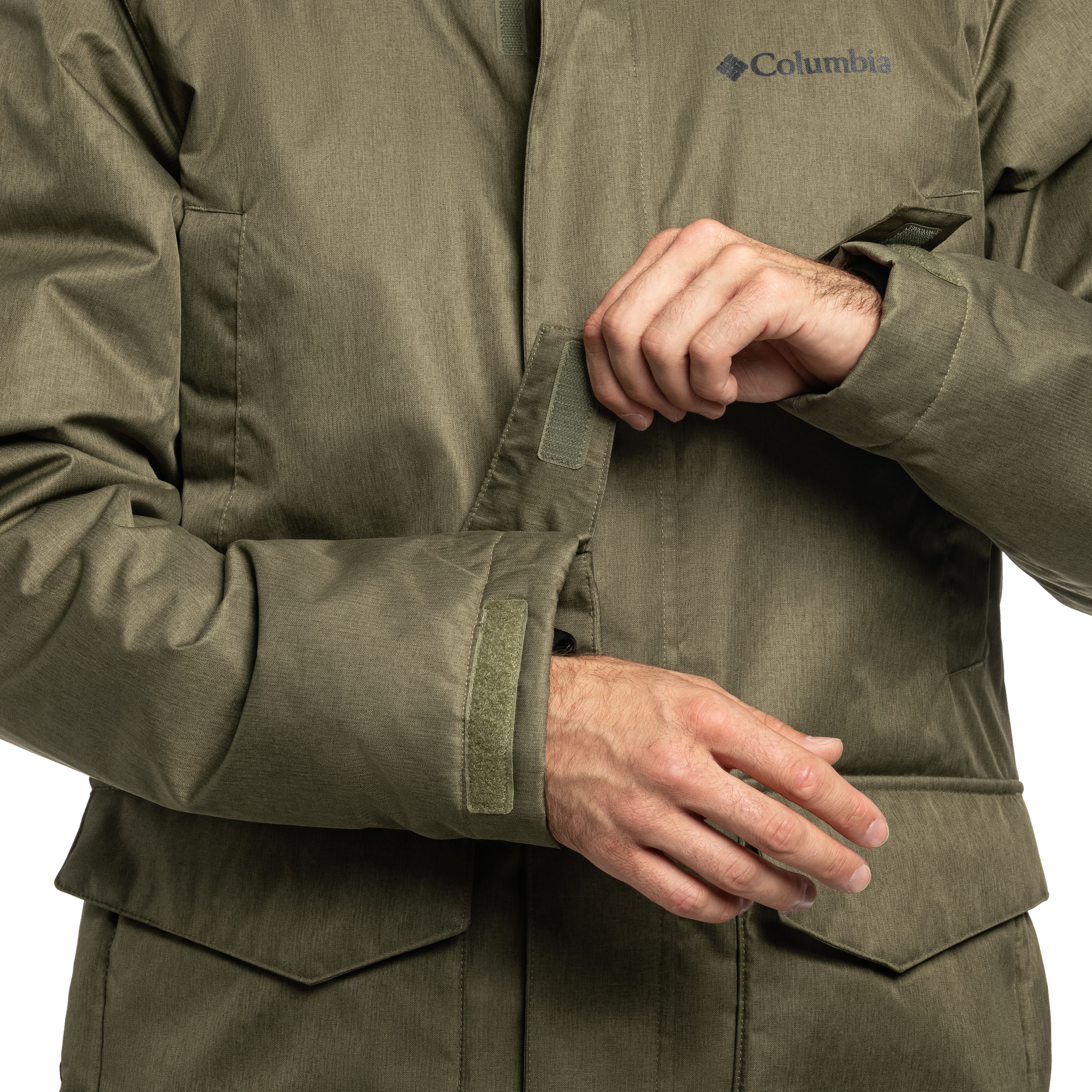Columbia Pines Lake Parka Jacket - Stone Green