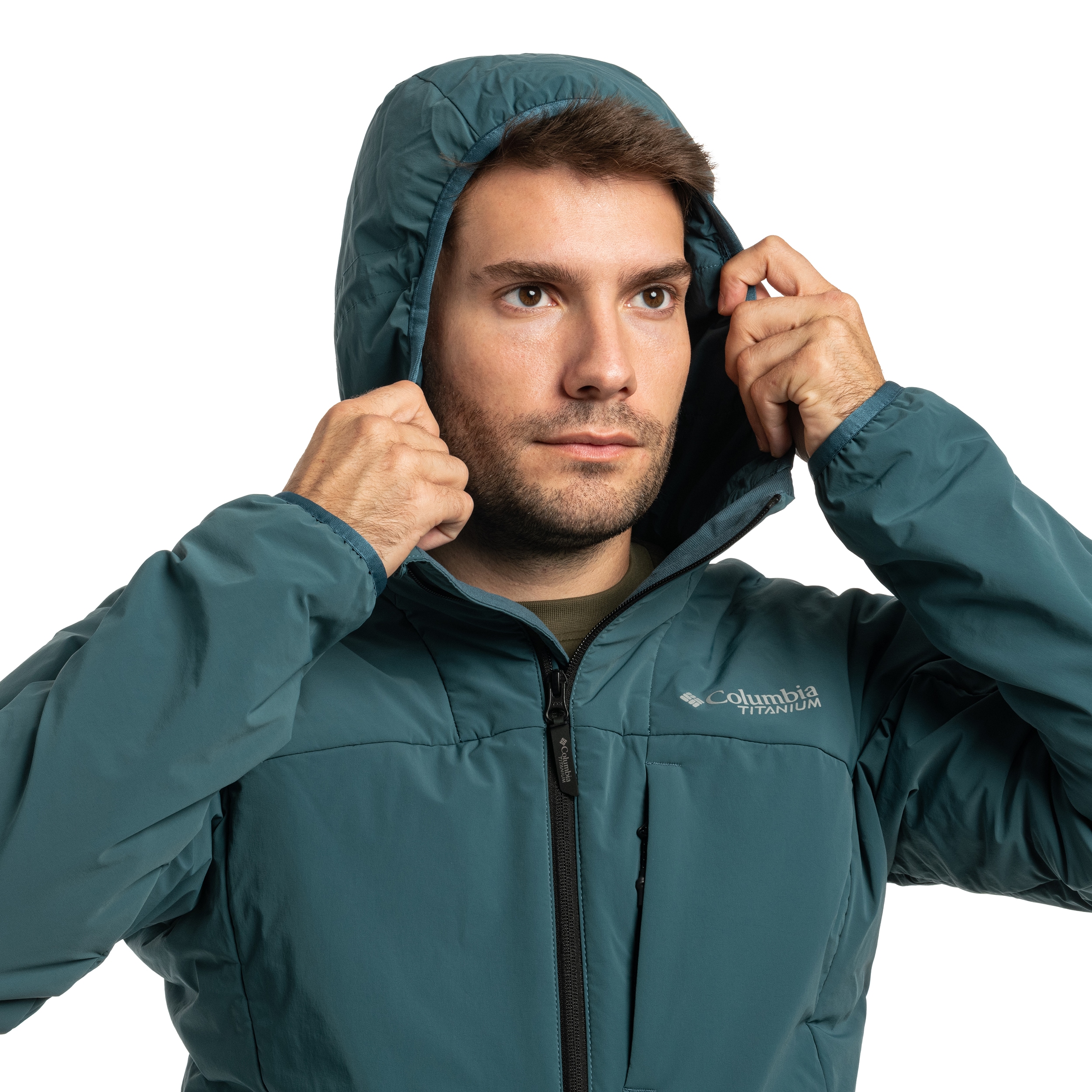 Columbia Silver Leaf Lite Insulated Hooded Jacket - Everblue