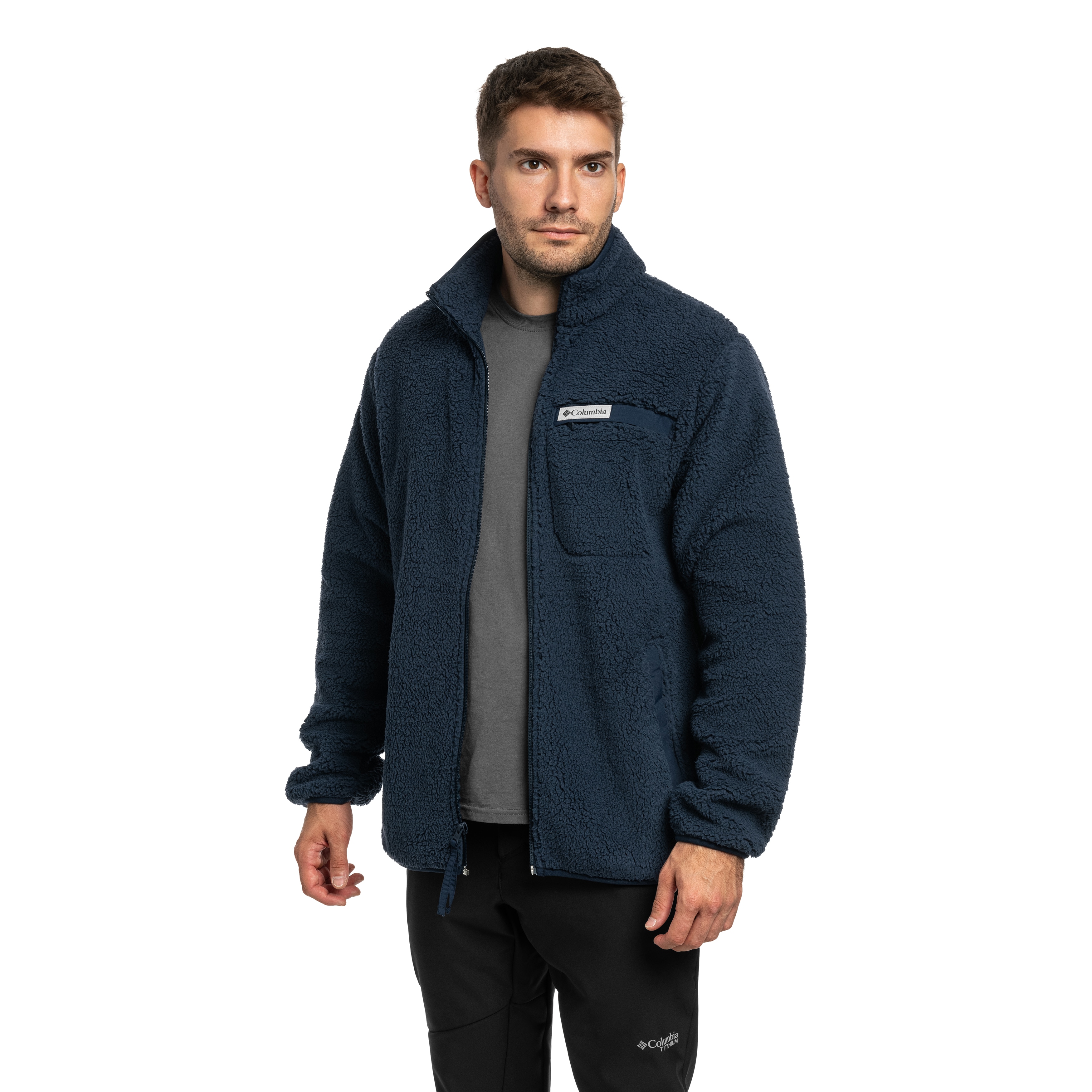 Columbia Rugged Ridge Fleece - Collegiate Navy