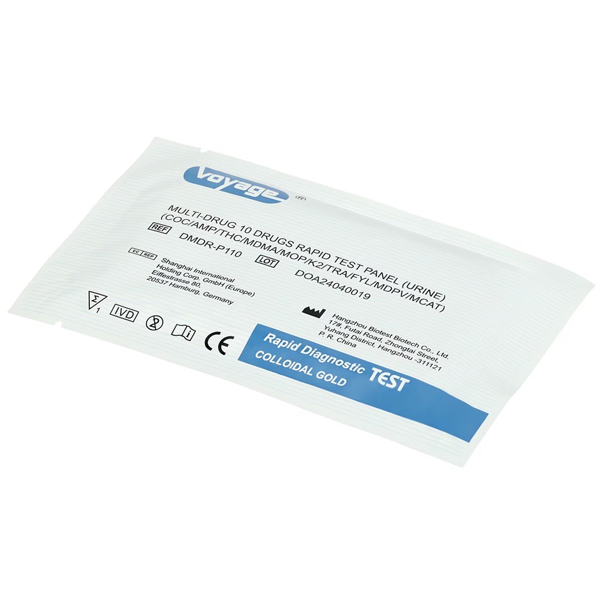 Temptavit Multitest Drug Test for urine 10 substances - 3 pcs.