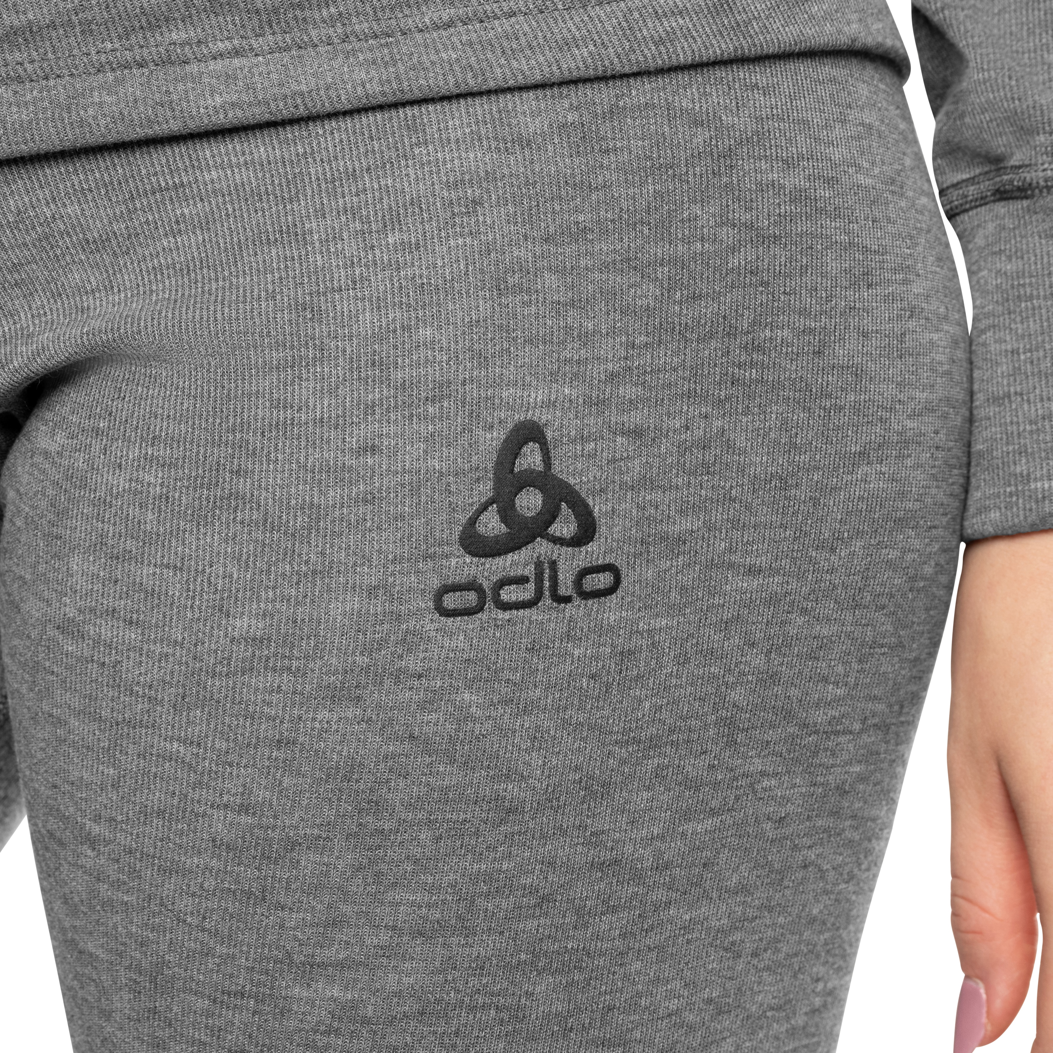 Odlo Active Warm Eco Women's Thermal Leggings - Melange Grey