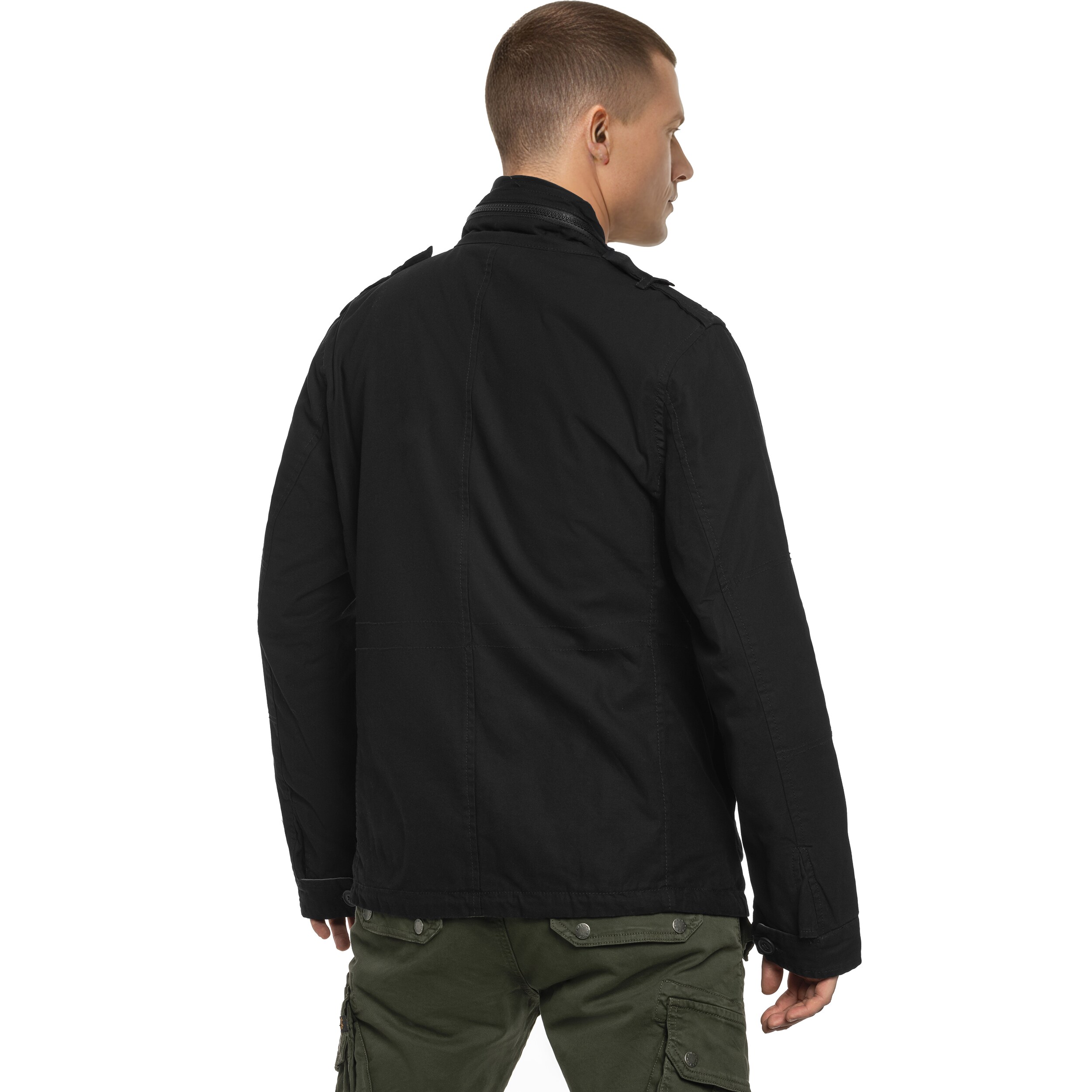 Brandit Twister Reverse Jacket - Black/Olive