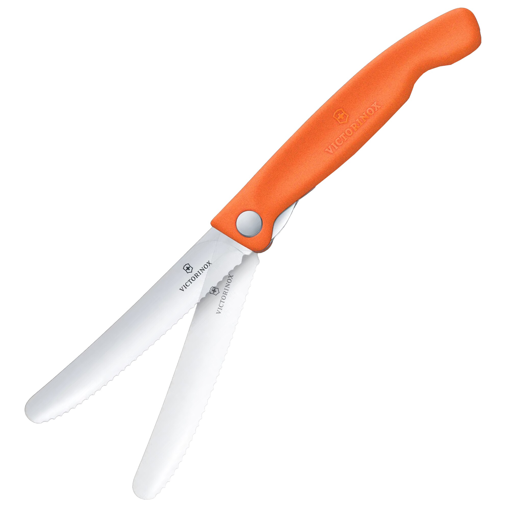 Victorinox Picnic Swiss Classic Folding Kitchen Knife - Tangerine Orange