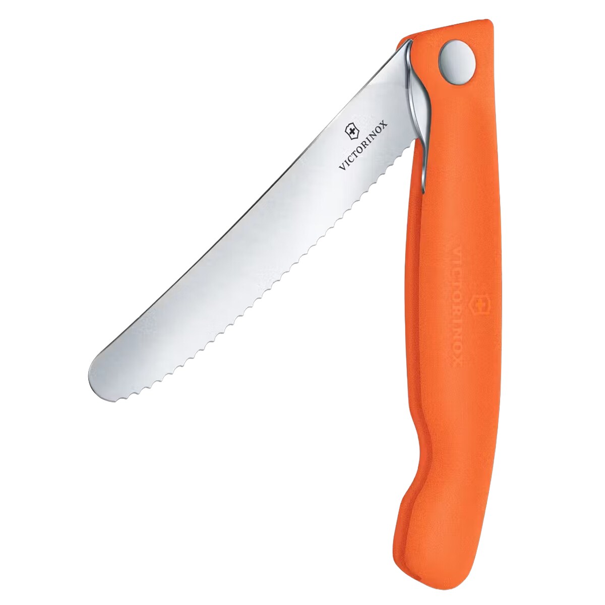 Victorinox Picnic Swiss Classic Folding Kitchen Knife - Tangerine Orange