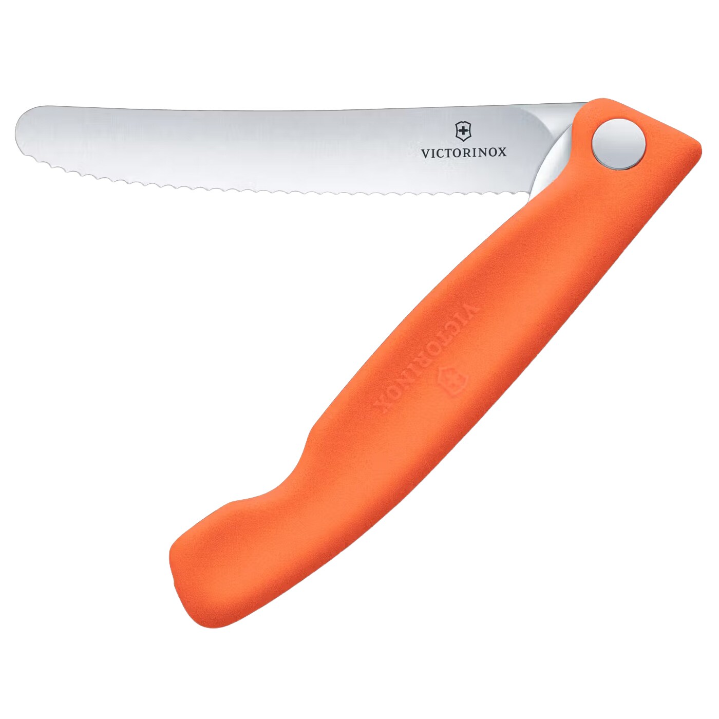 Victorinox Picnic Swiss Classic Folding Kitchen Knife - Tangerine Orange