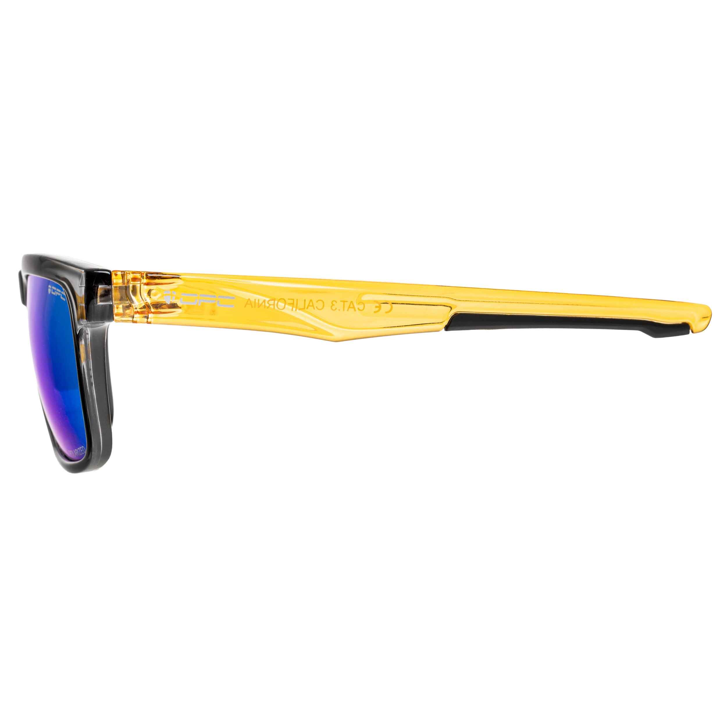 OPC Lifestyle California Black/Yellow Revo Polarized Sunglasses