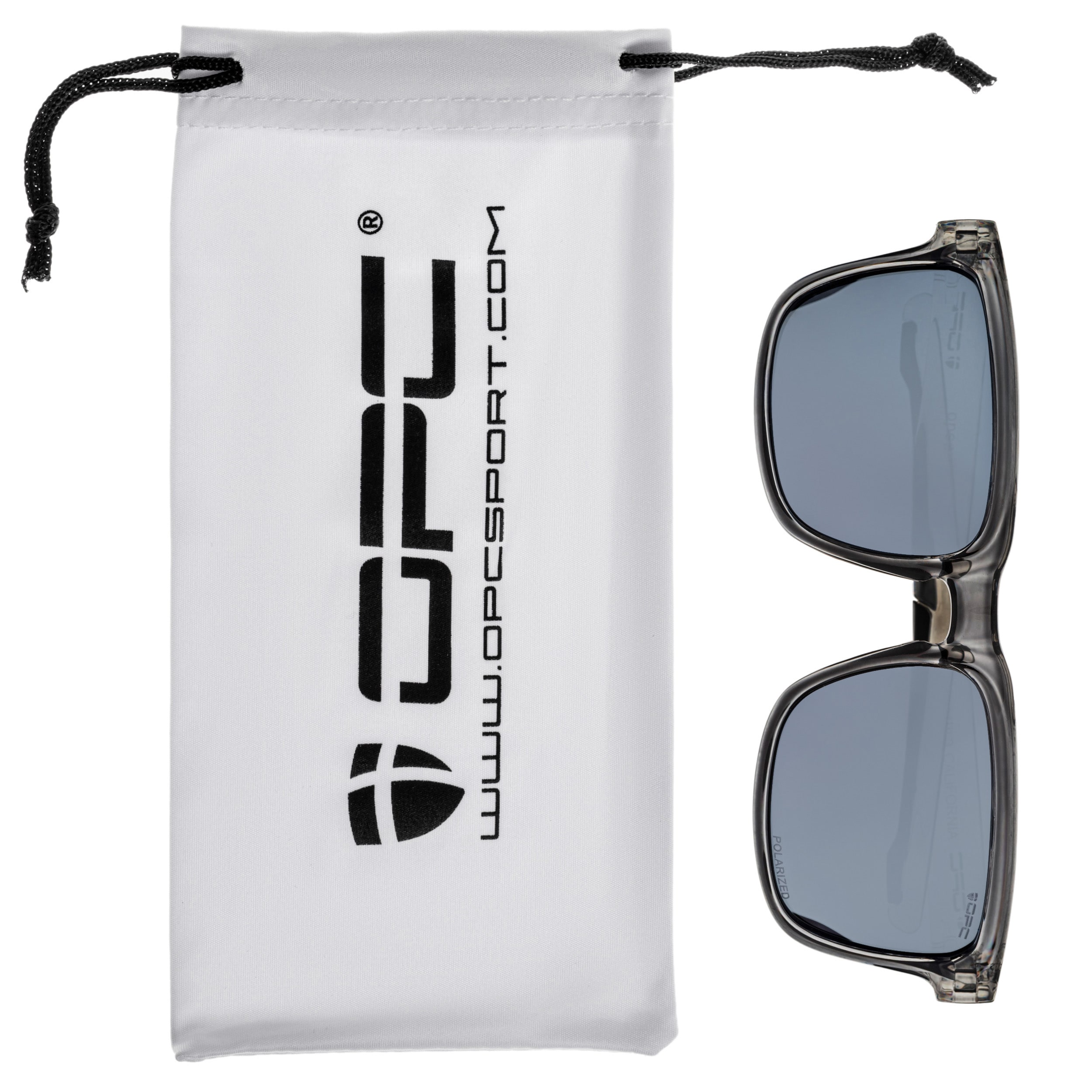 OPC Lifestyle California Sunglasses Black/Grey Revo polarised