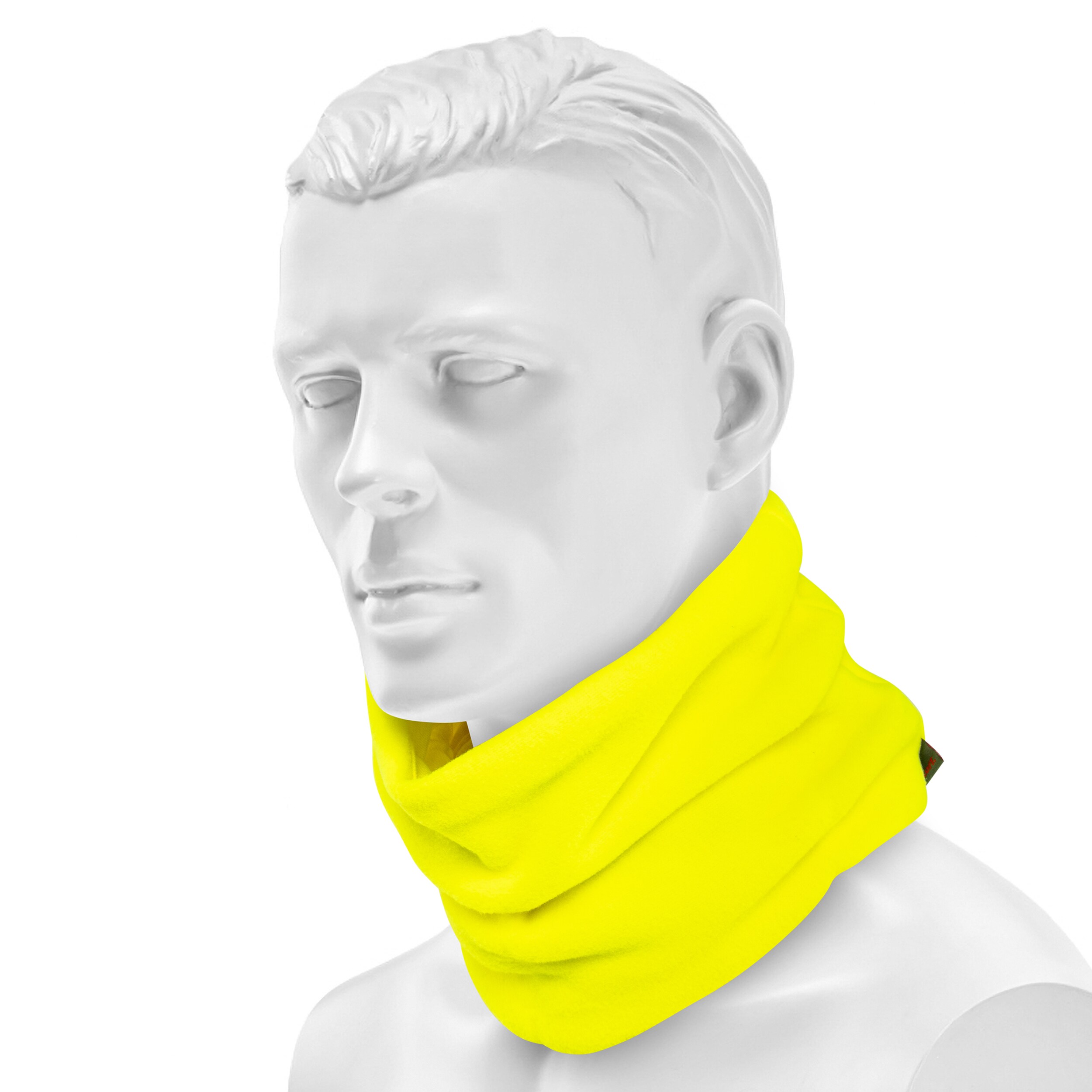 Buff Safety Polar Neckwear Protective Scarf - Reflective Yellow Fluor