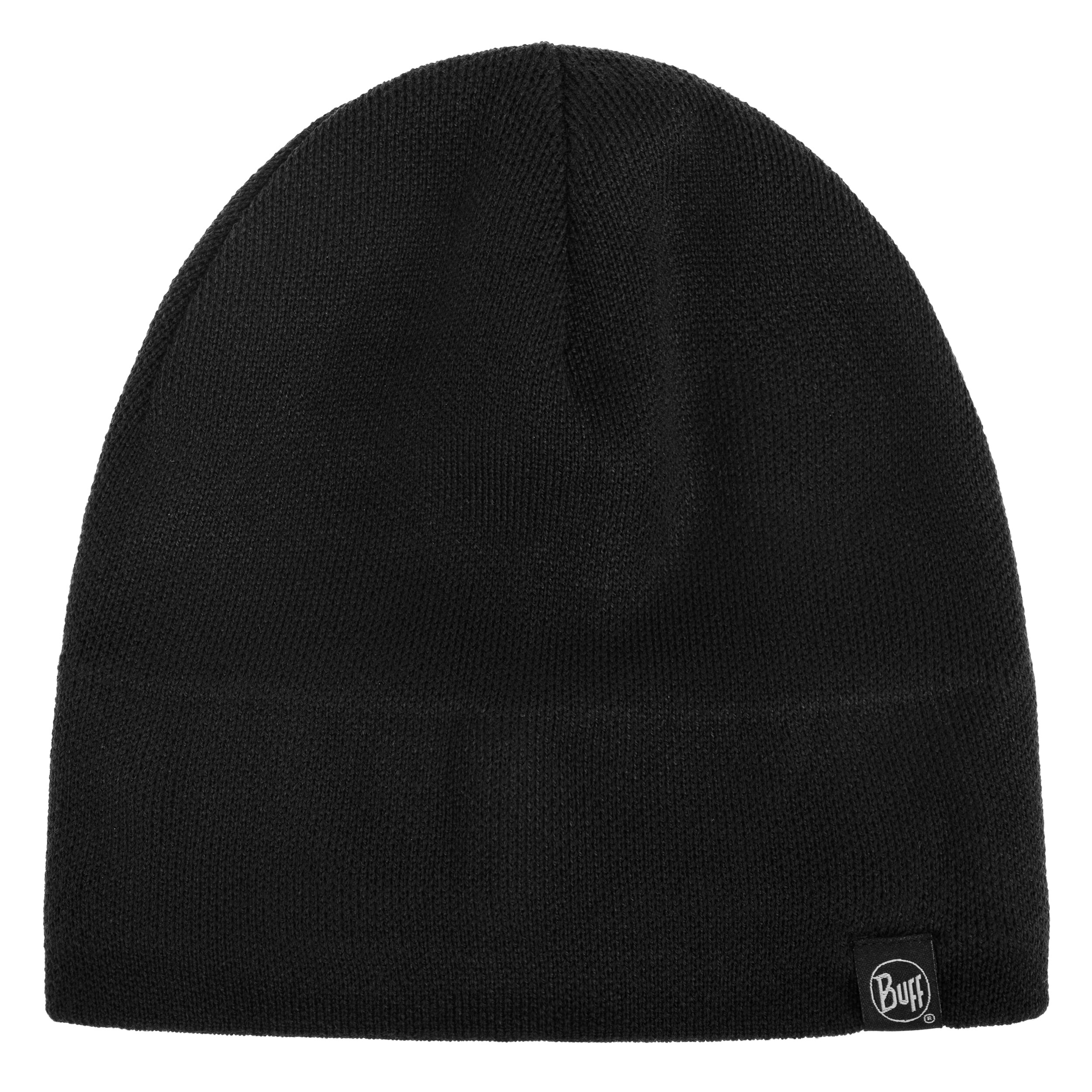 Buff Safety Knitted Polar Beanie Hat - Black