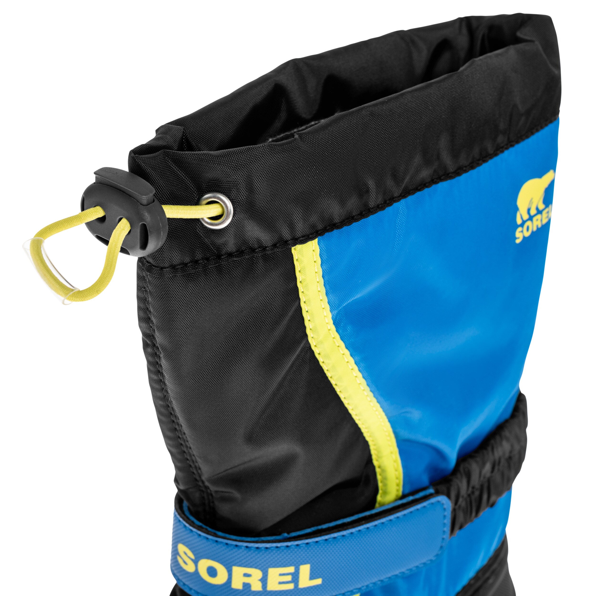 Sorel Flurry Print Youth Boot Children's Snow Boots - Black/Super Blue