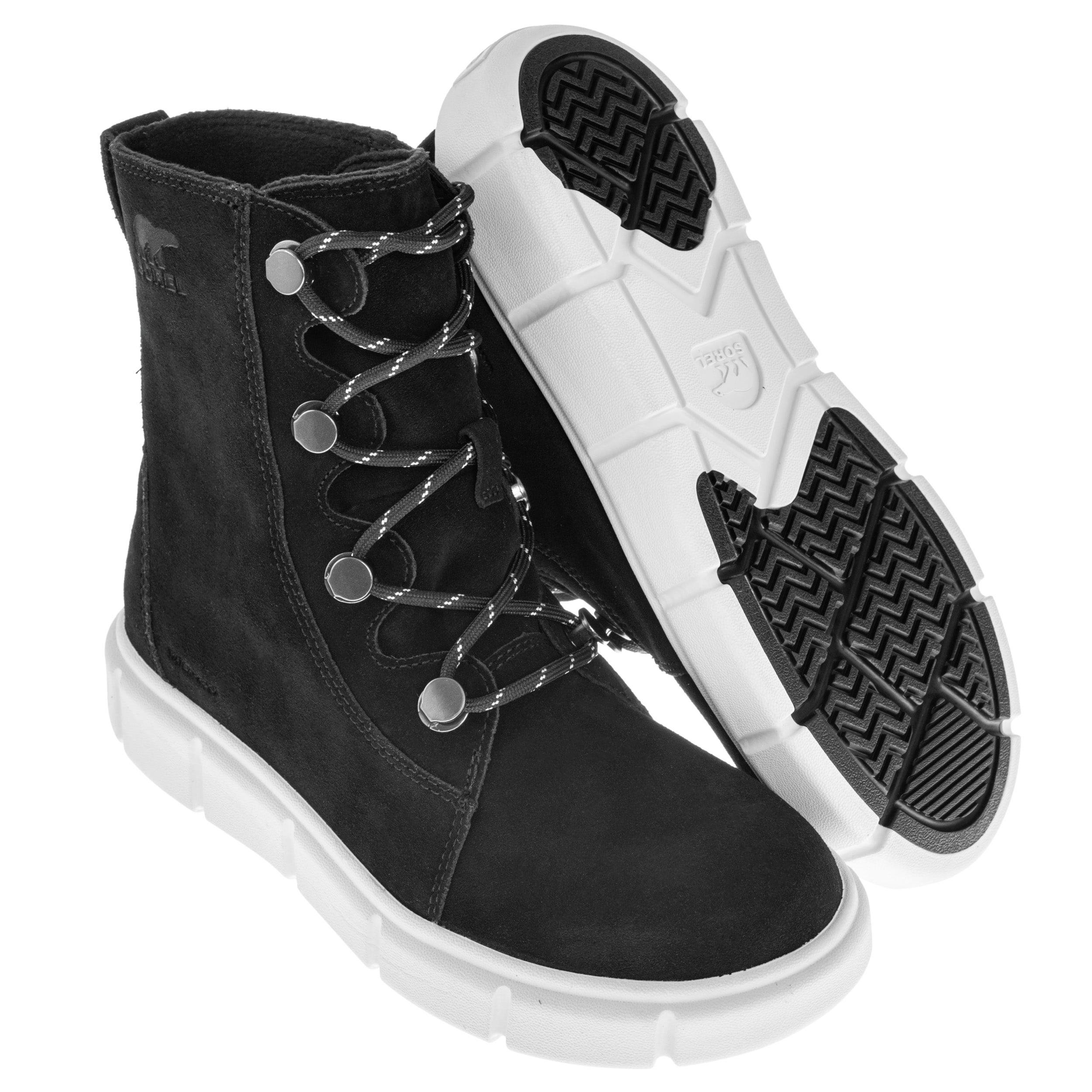 Sorel Explorer III Joan Women's Boots - Black/Chalk