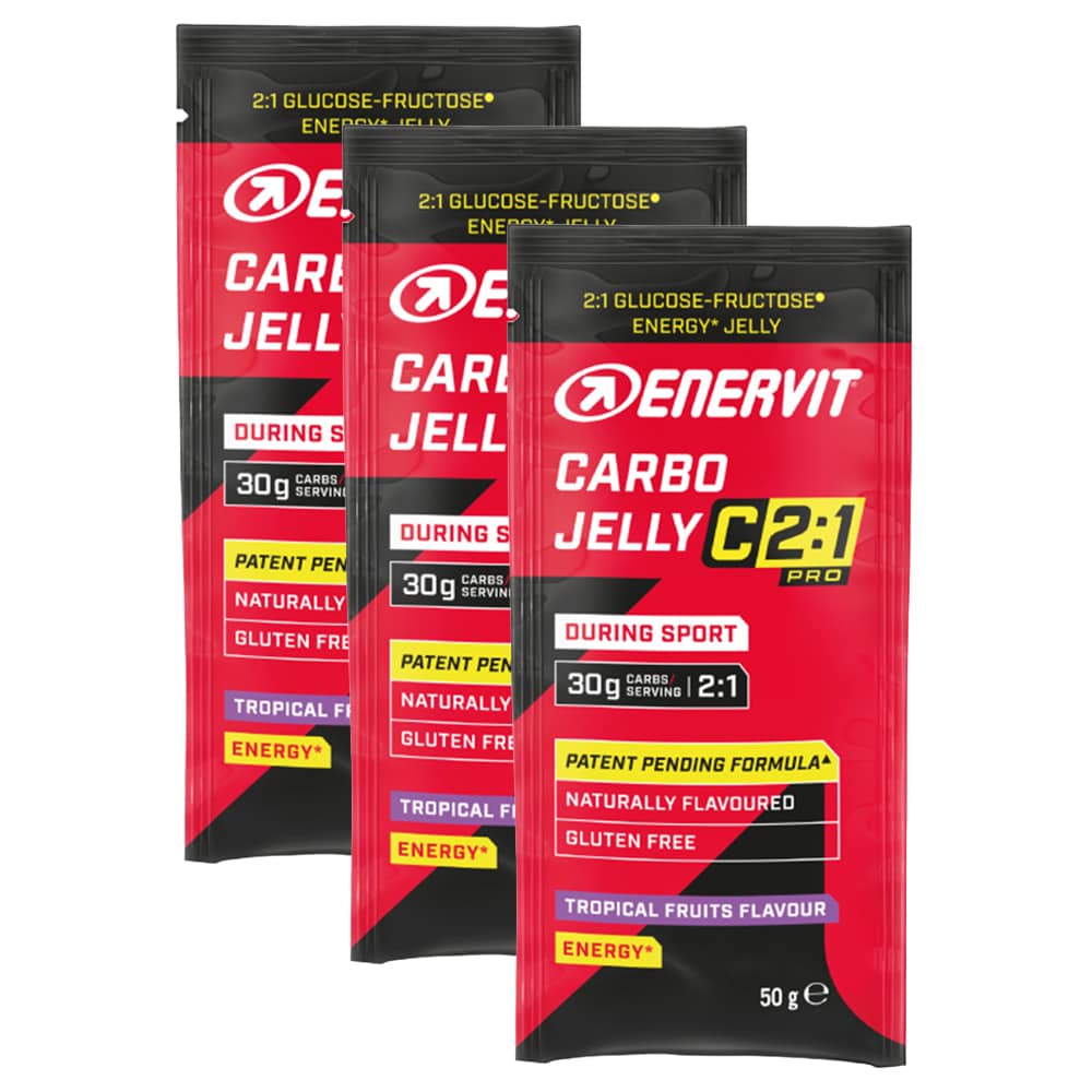 Enervit C2:1 Carbo Energy Jelly 50 g tropical fruits - 3 pcs.