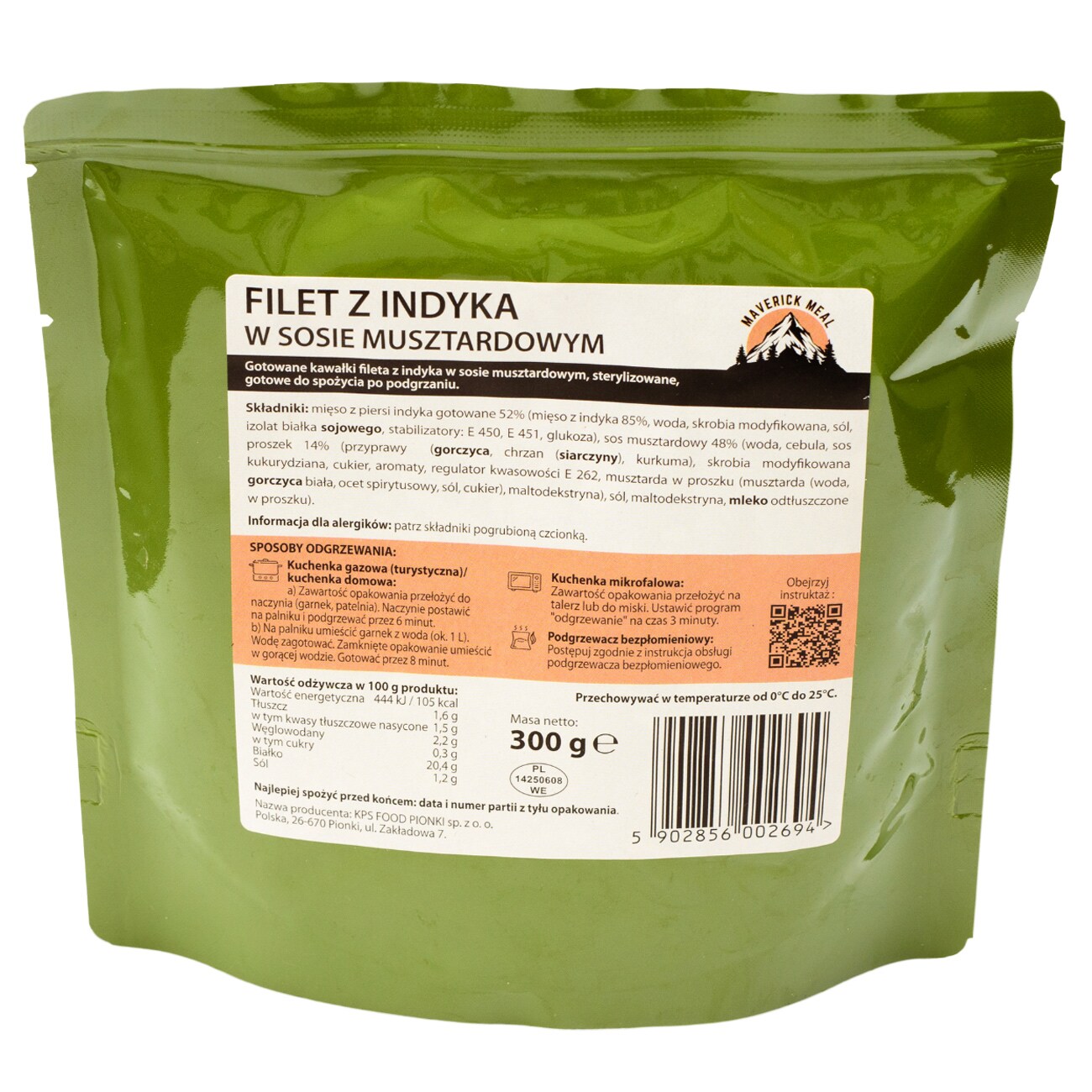 Maverick Food Ready Meal Turkey in mustard sauce - 300 g