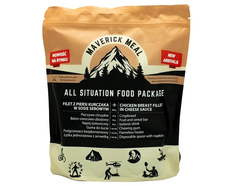Cheese Rations Maverick Food Midi Food Ration Chicken breast fillet in cheese sauce ...