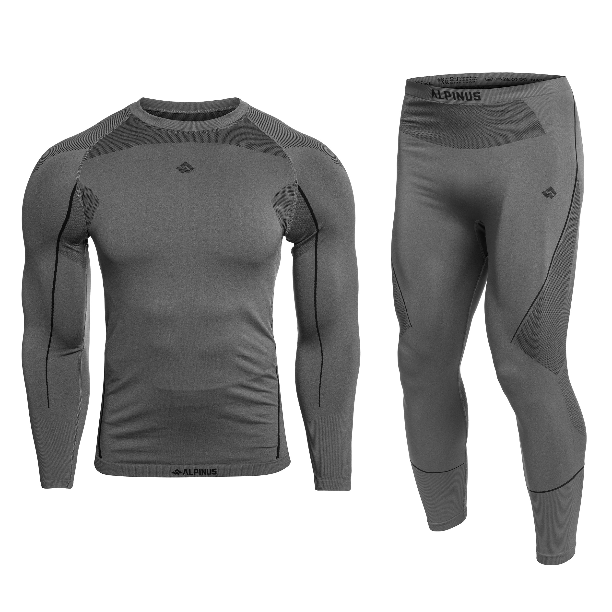 Alpinus Hemis Set Thermal Underwear - Gray