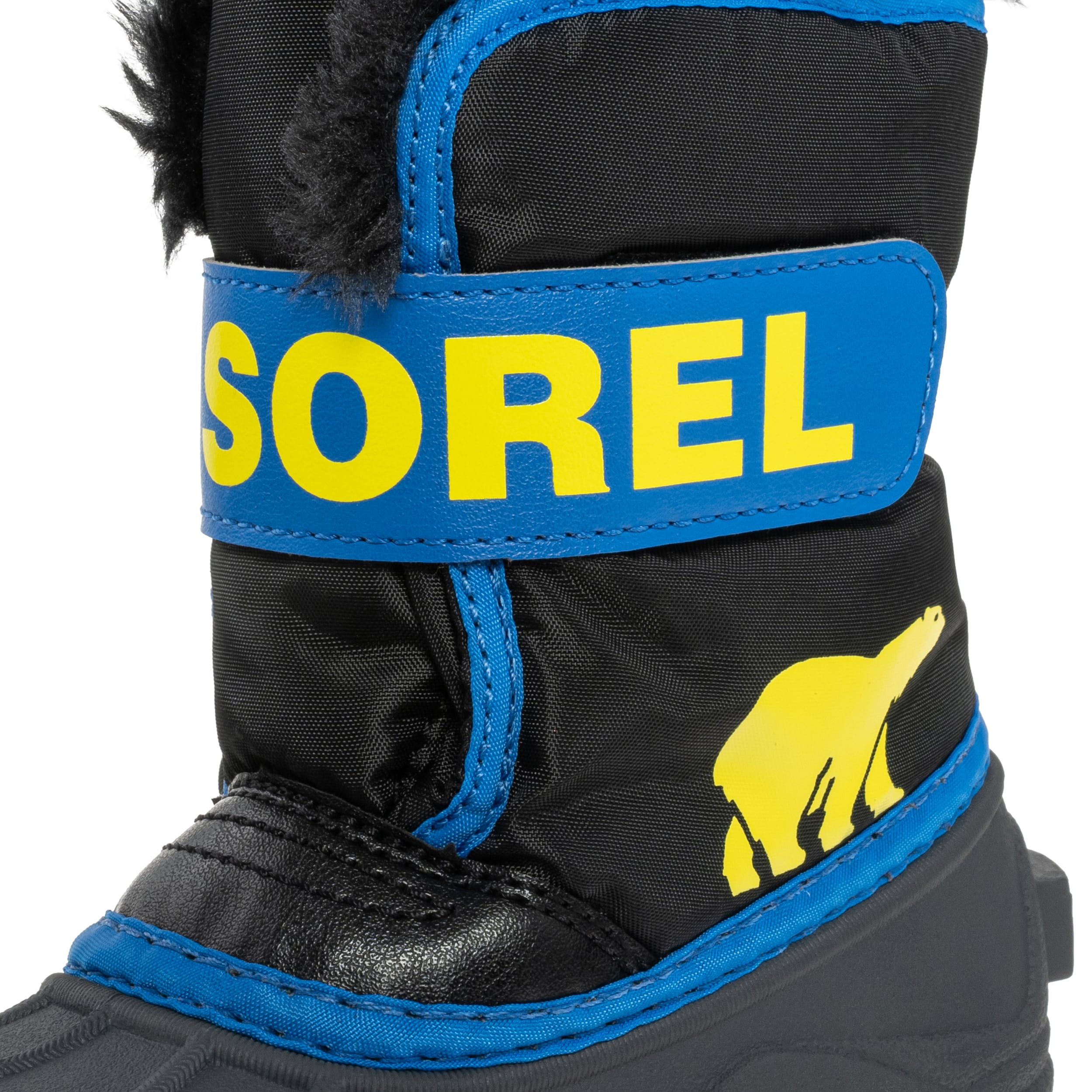 Sorel Snow Commander Boot Children's Snow Boots - Black/Super Blue