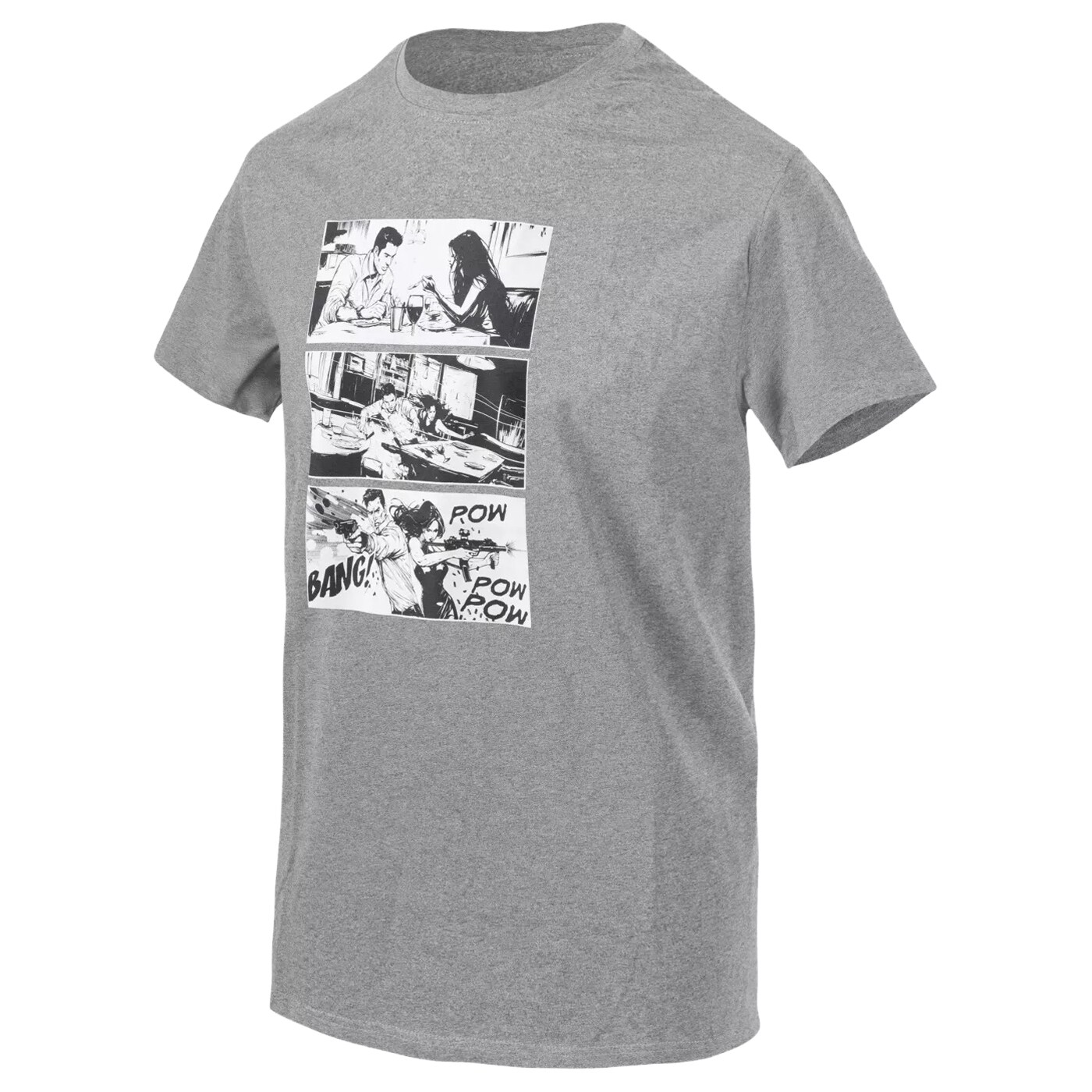 Helikon Combat Date T-Shirt - Mid Grey Melange