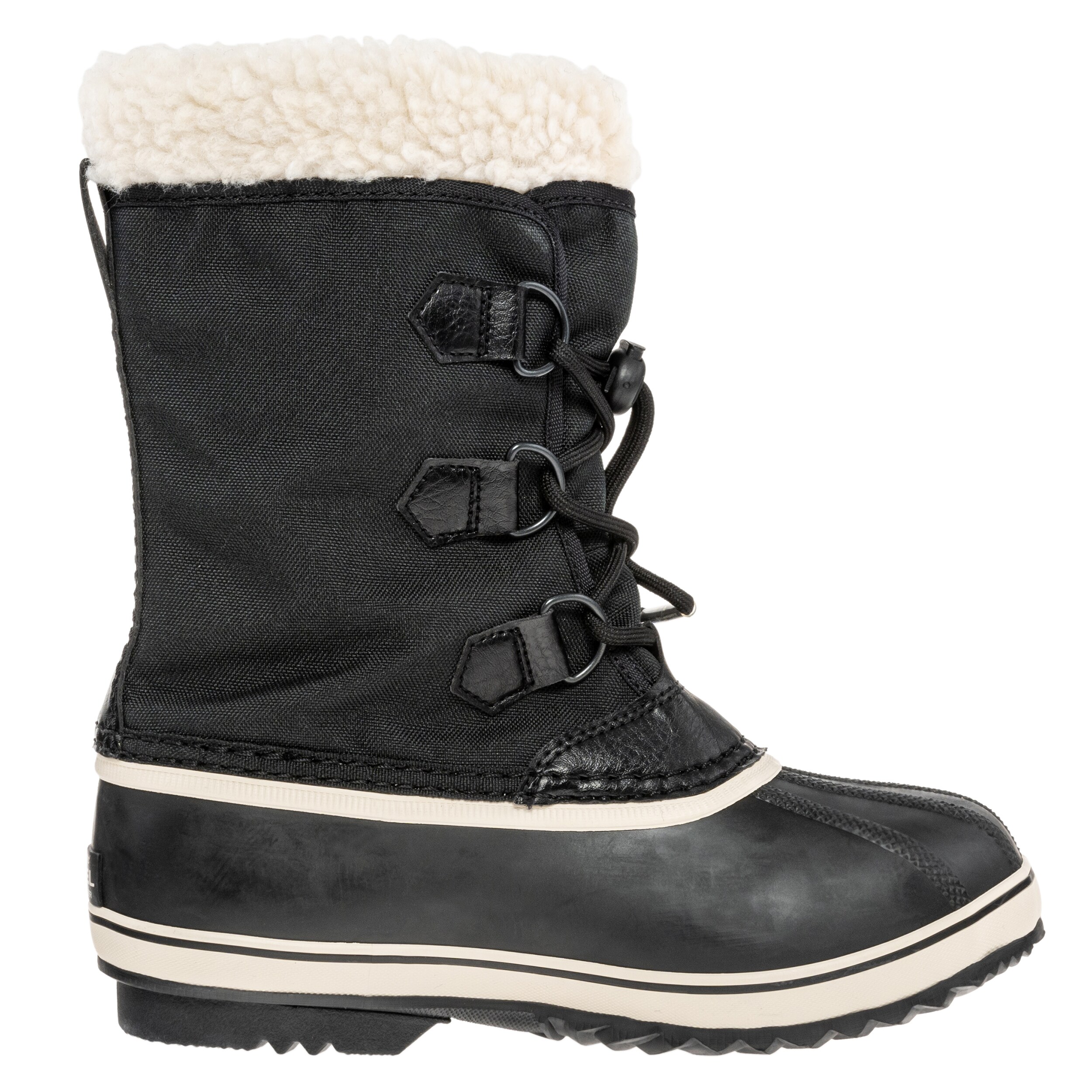 Sorel Yoot Pac Nylon Waterproof Children's Snow Boots - Black